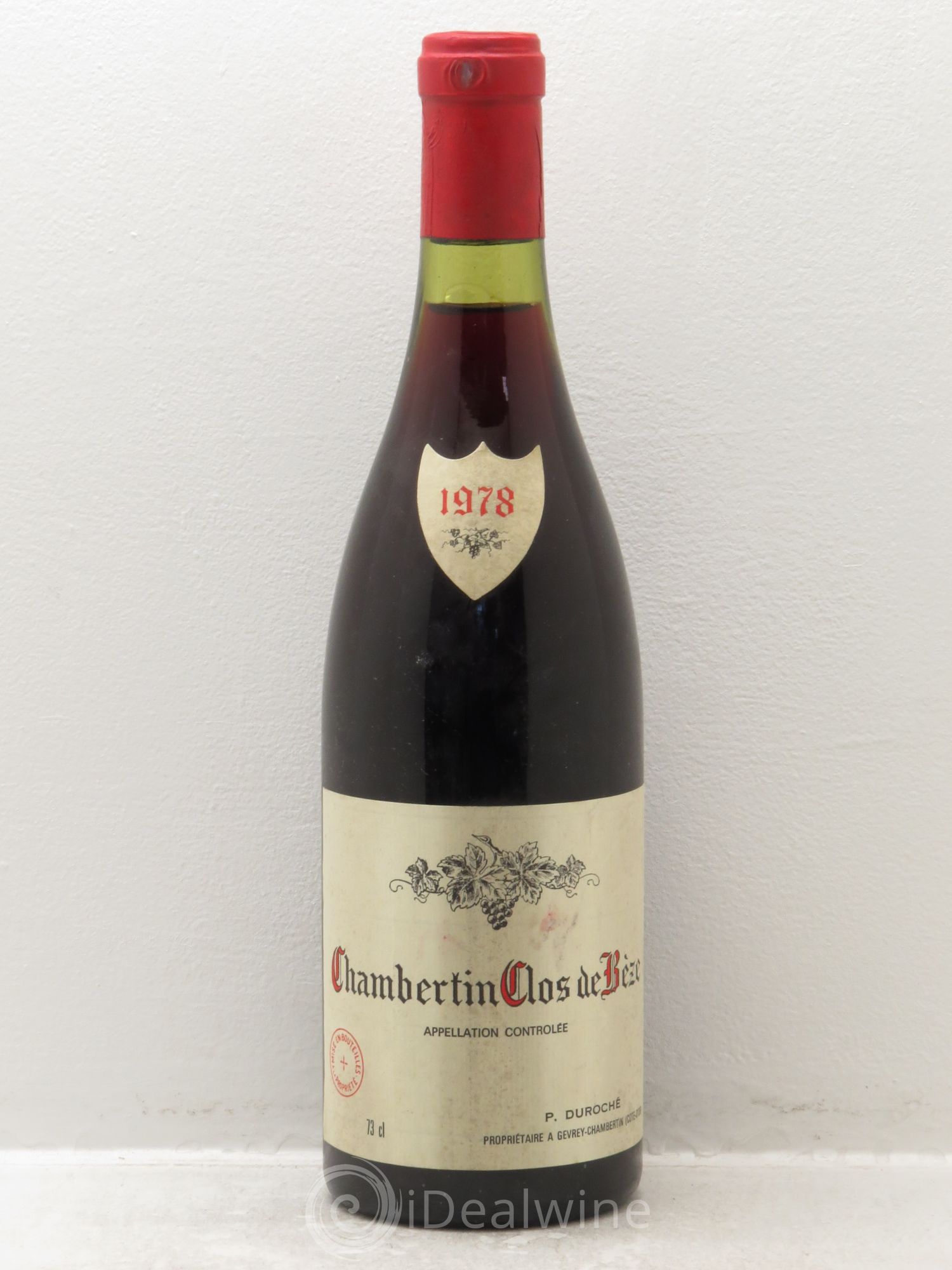 Chambertin Clos de Bèze Grand Cru Domaine Duroché 1978 - Posten von 1 Flasche - 0