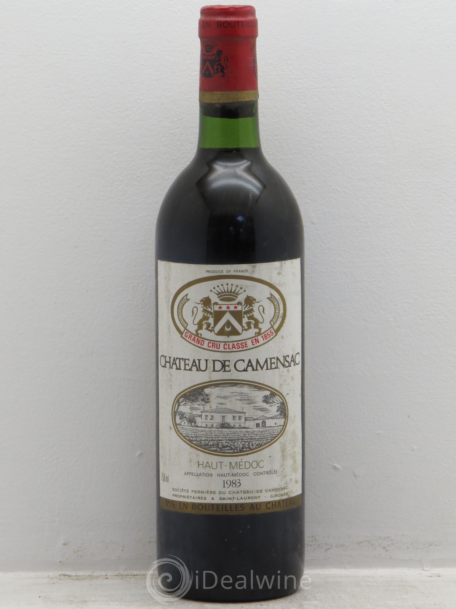 Château Camensac 5ème Grand Cru Classé 1983 - Lot de 1 bouteille - 0