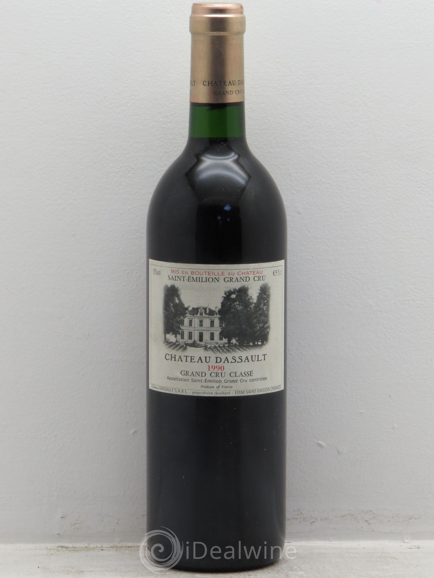 Château Dassault Grand Cru Classé 1990 - Lot de 1 bouteille - 0