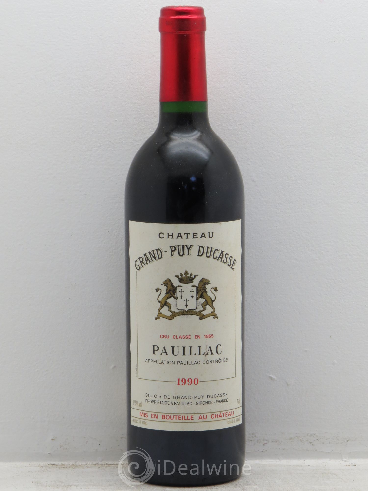 Château Grand Puy Ducasse 5ème Grand Cru Classé 1990 - Lot de 1 bouteille - 0