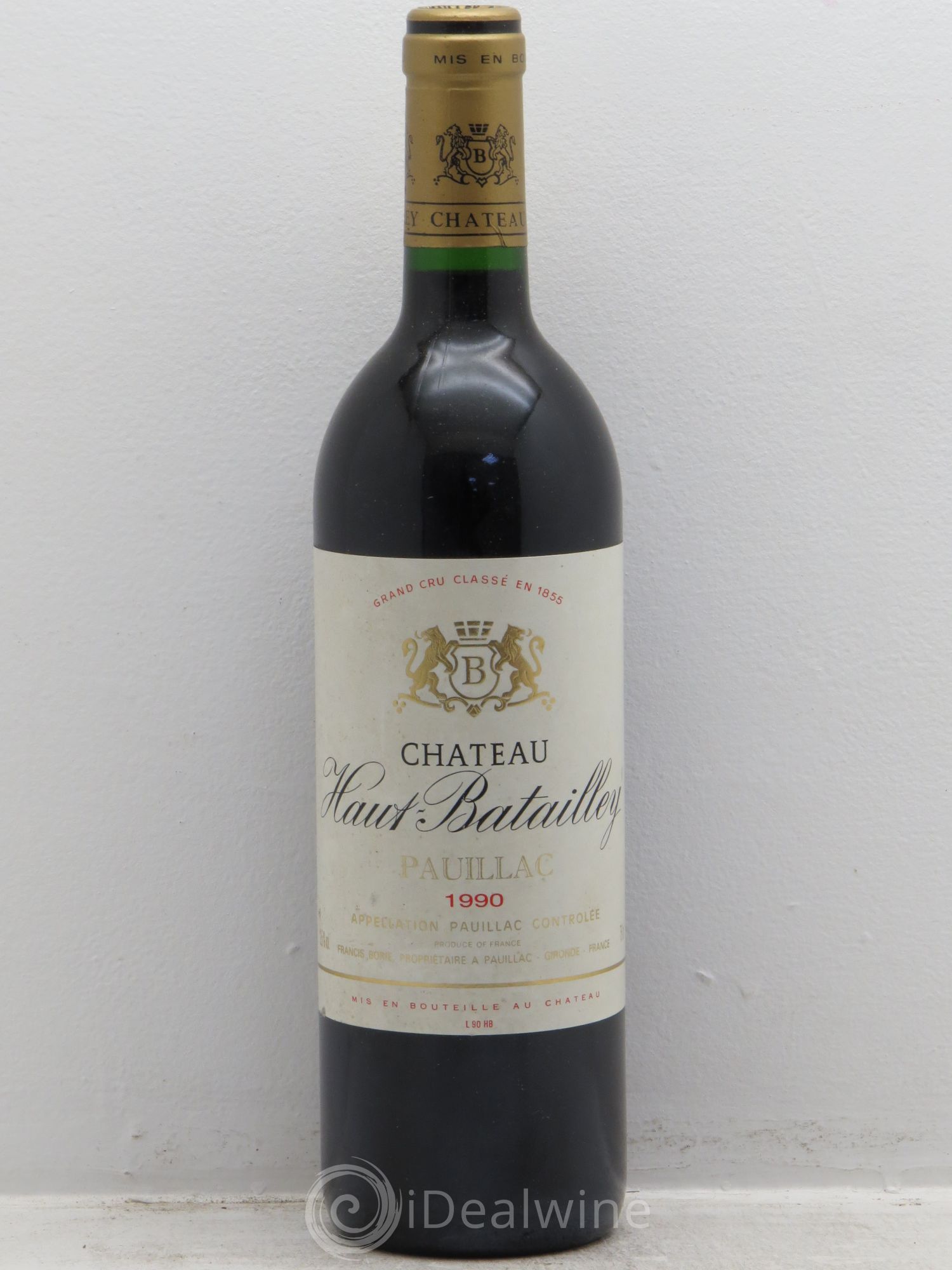 Château Haut Batailley 5ème Grand Cru Classé 1990 - Lot de 1 bouteille - 0