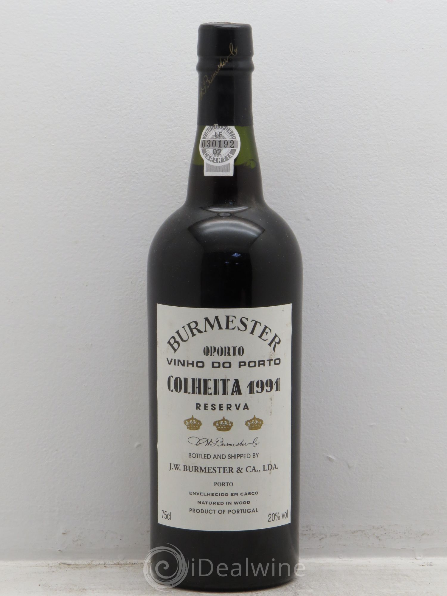 Porto Réserve Burmester 1991 - Posten von 1 Flasche - 0