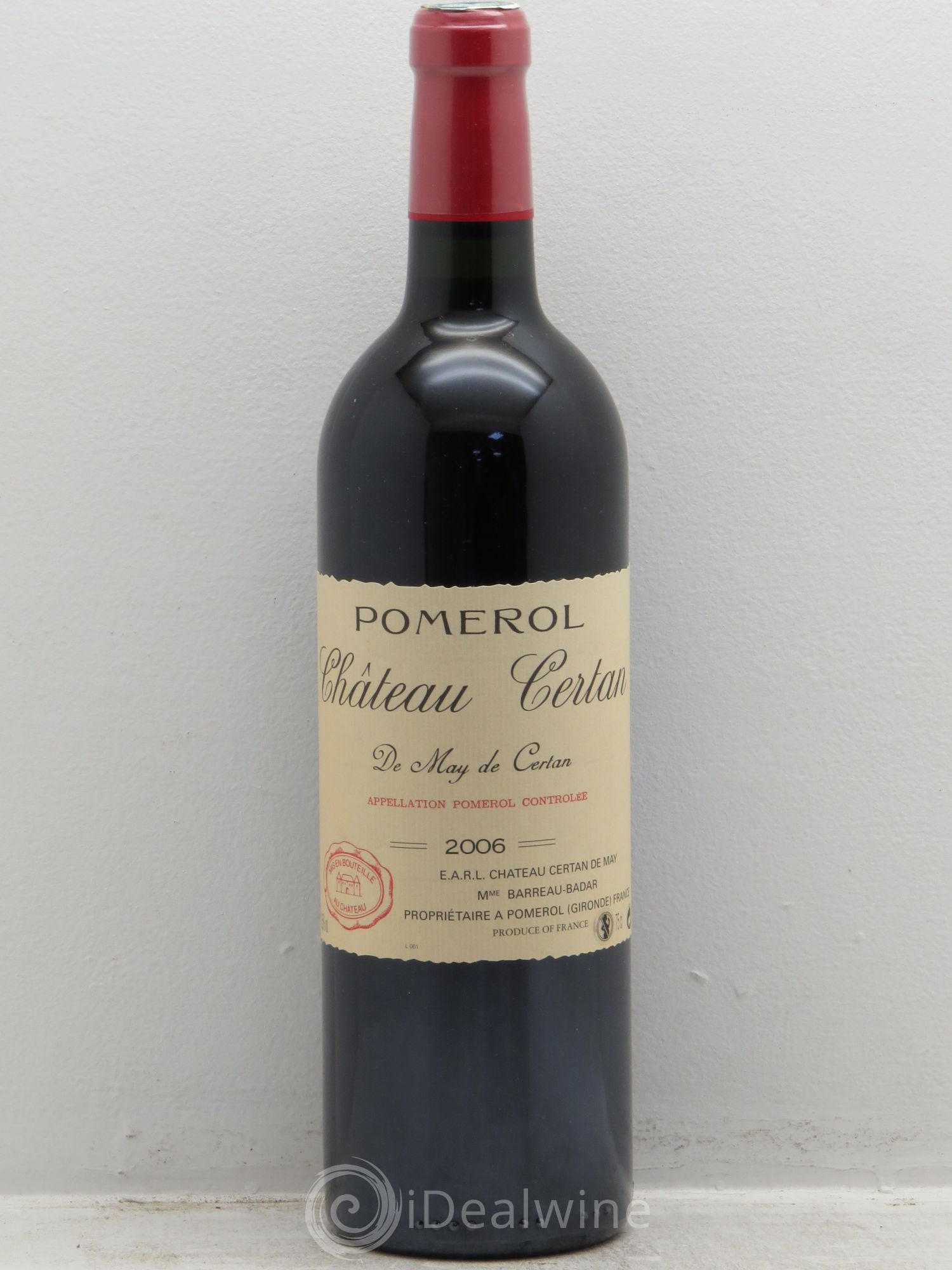 Château Certan de May 2006 - Lot de 1 bouteille - 0