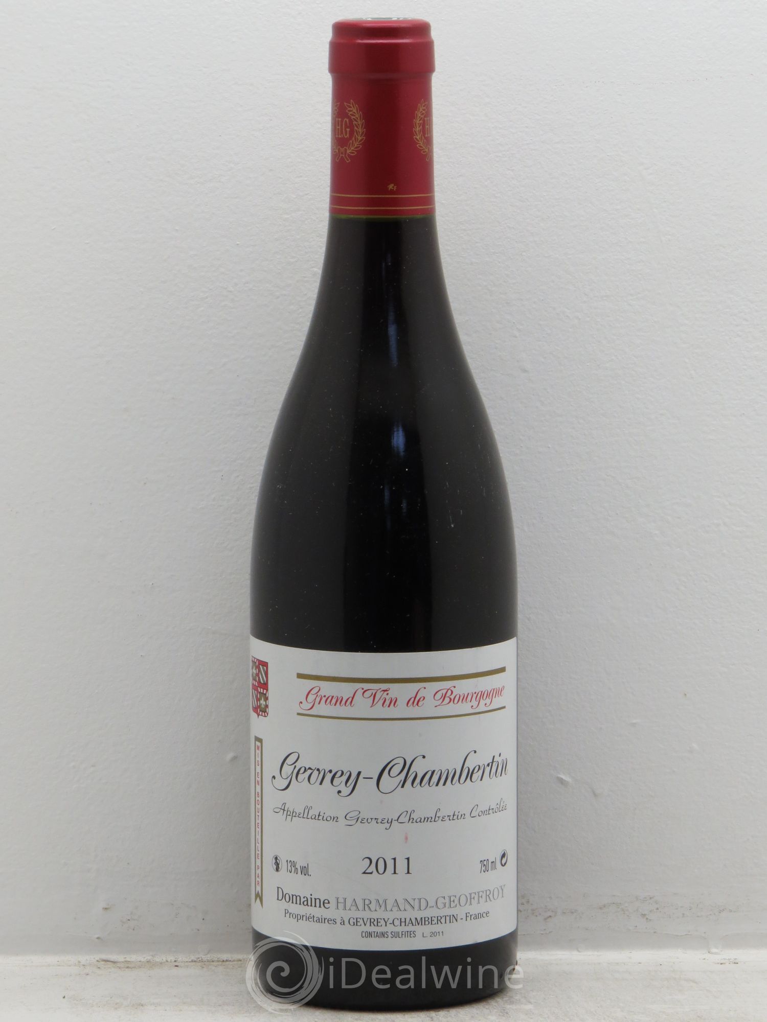 Gevrey-Chambertin Harmand-Geoffroy (Domaine) 2011 - Lot de 1 bouteille - 0