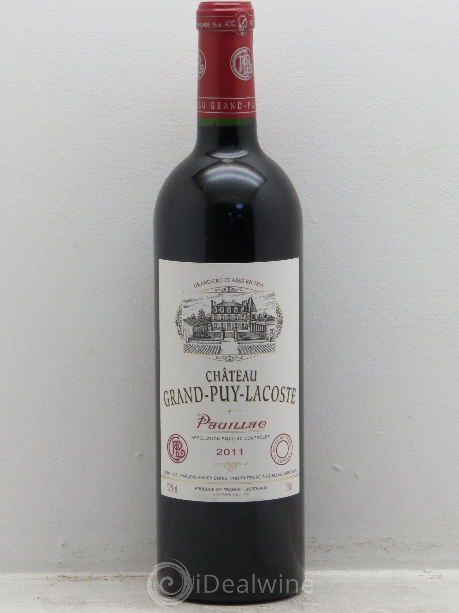 Château Grand Puy Lacoste 5ème Grand Cru Classé 2011 - Lot de 1 bouteille - 0