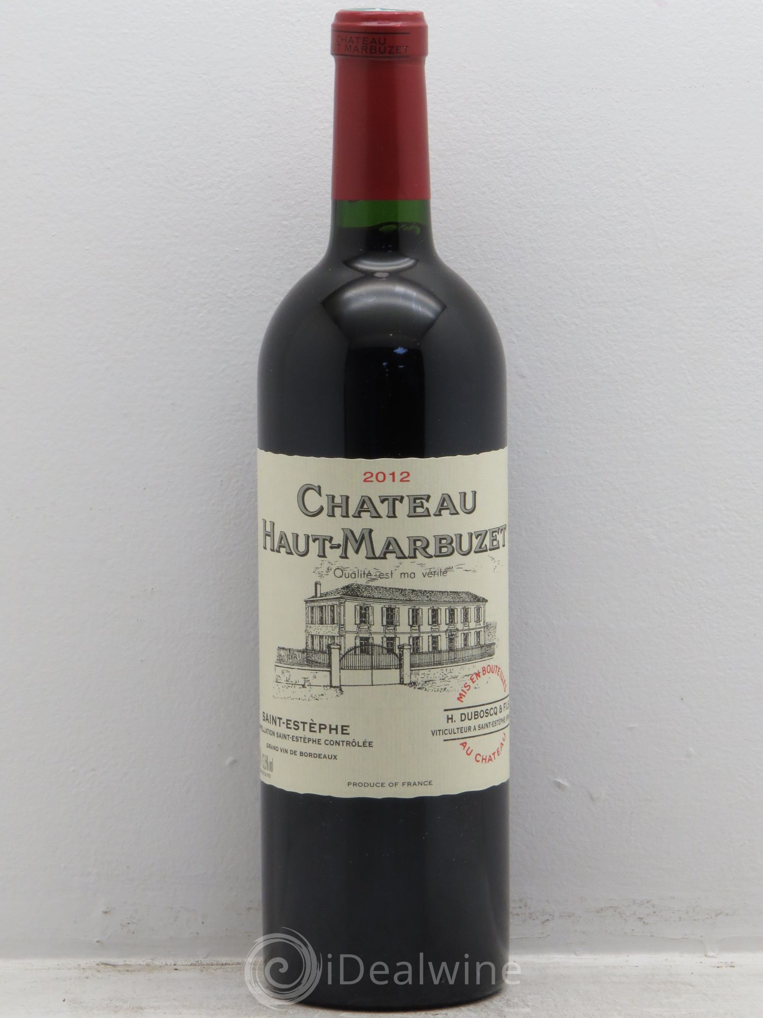 Château Haut Marbuzet 2012 - Lot de 1 bouteille - 0