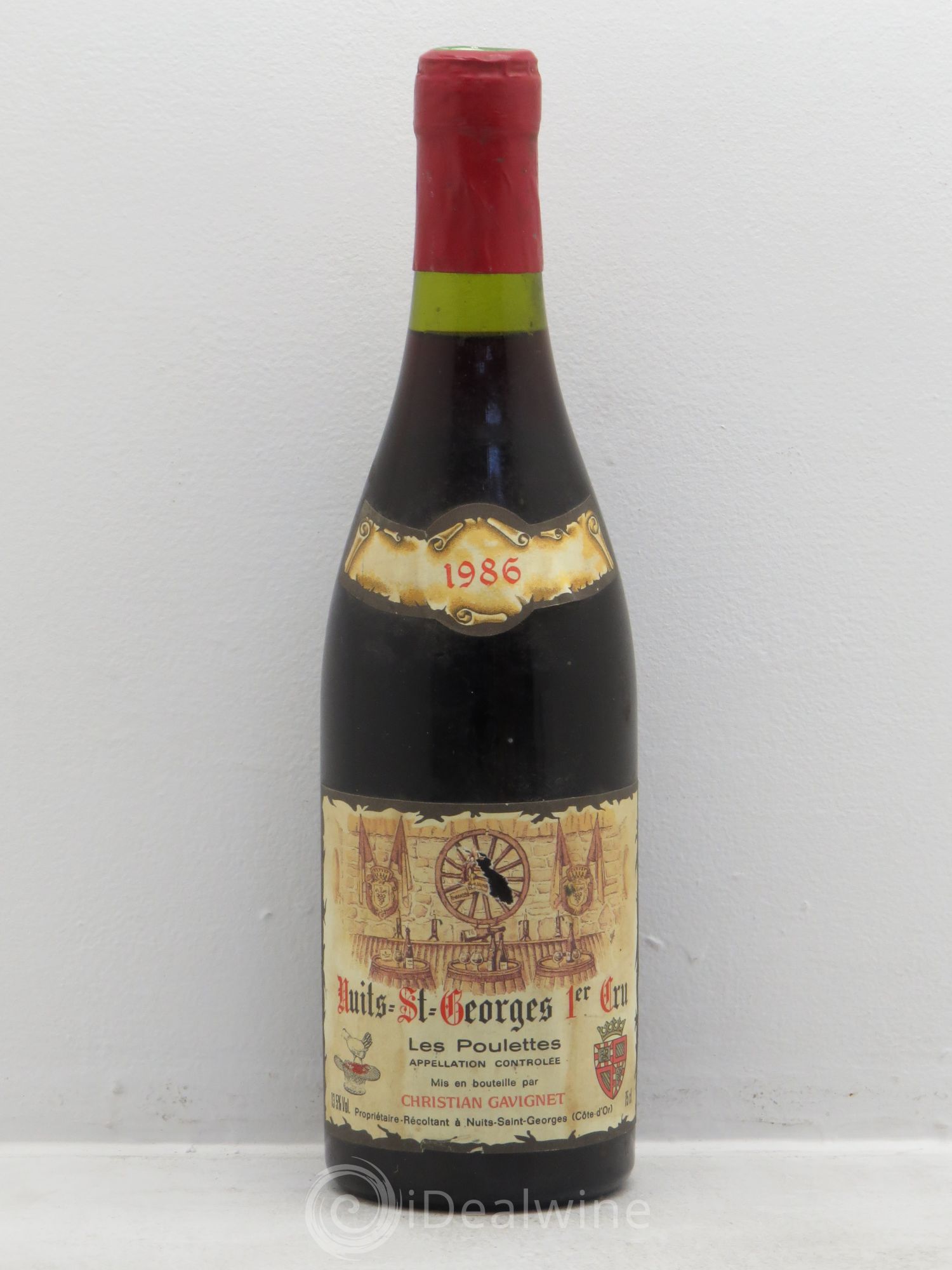 Nuits-Saint-Georges 1er Cru 1986 - Lot de 1 bouteille - 0