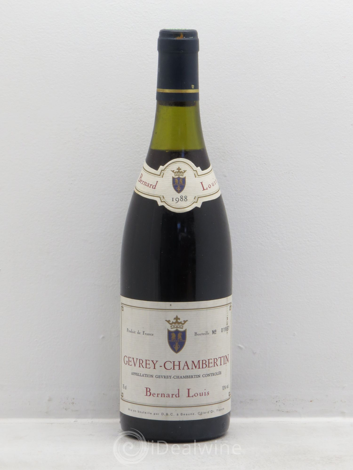 Gevrey-Chambertin Bernard Louis (sans prix de réserve) 1988 - Posten von 1 Flasche - 0