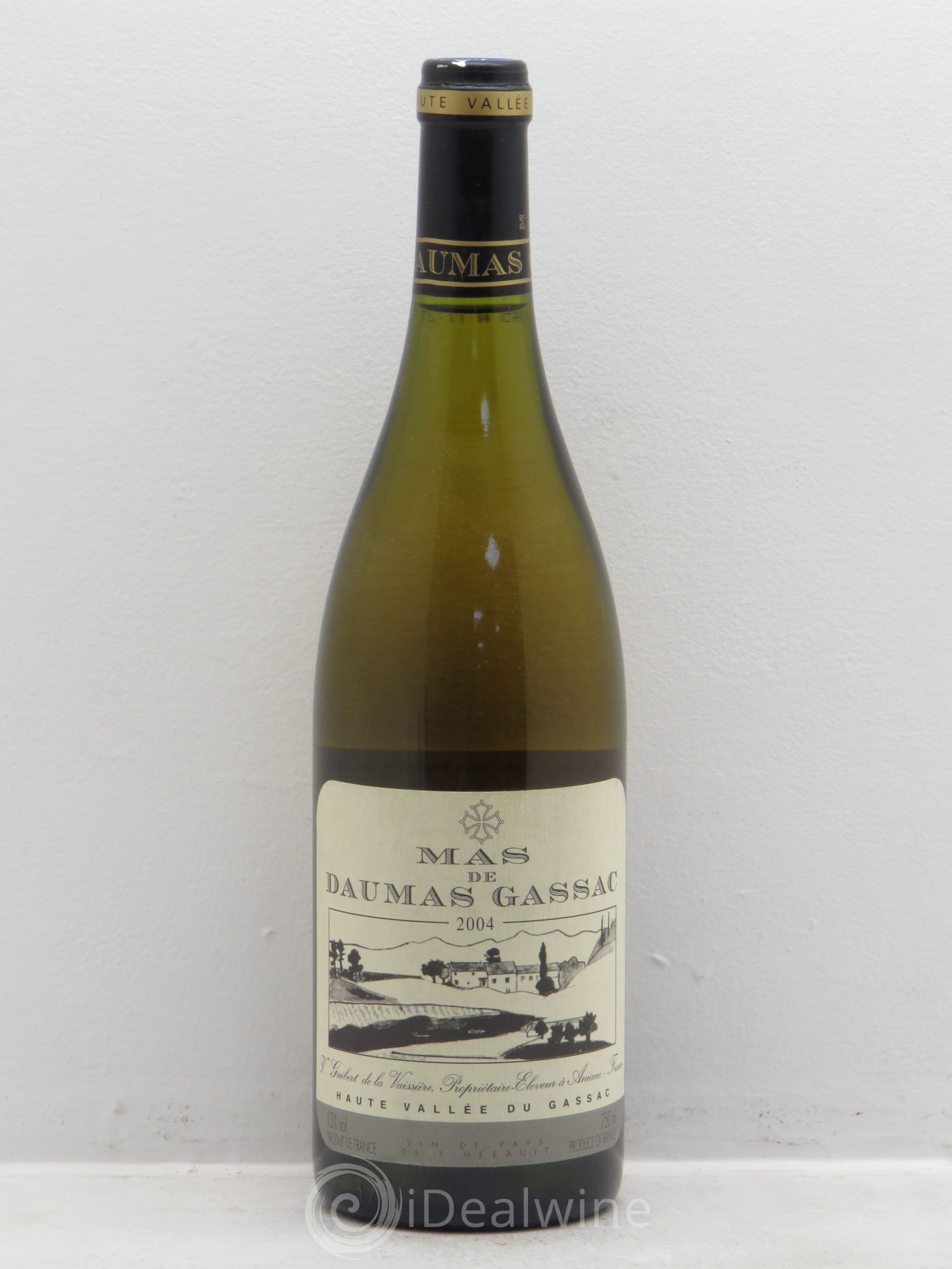 Saint-Guilhem-le-Désert - Cité d'Aniane Mas Daumas Gassac Famille Guibert de La Vaissière 2004 - Lot de 1 bouteille - 0