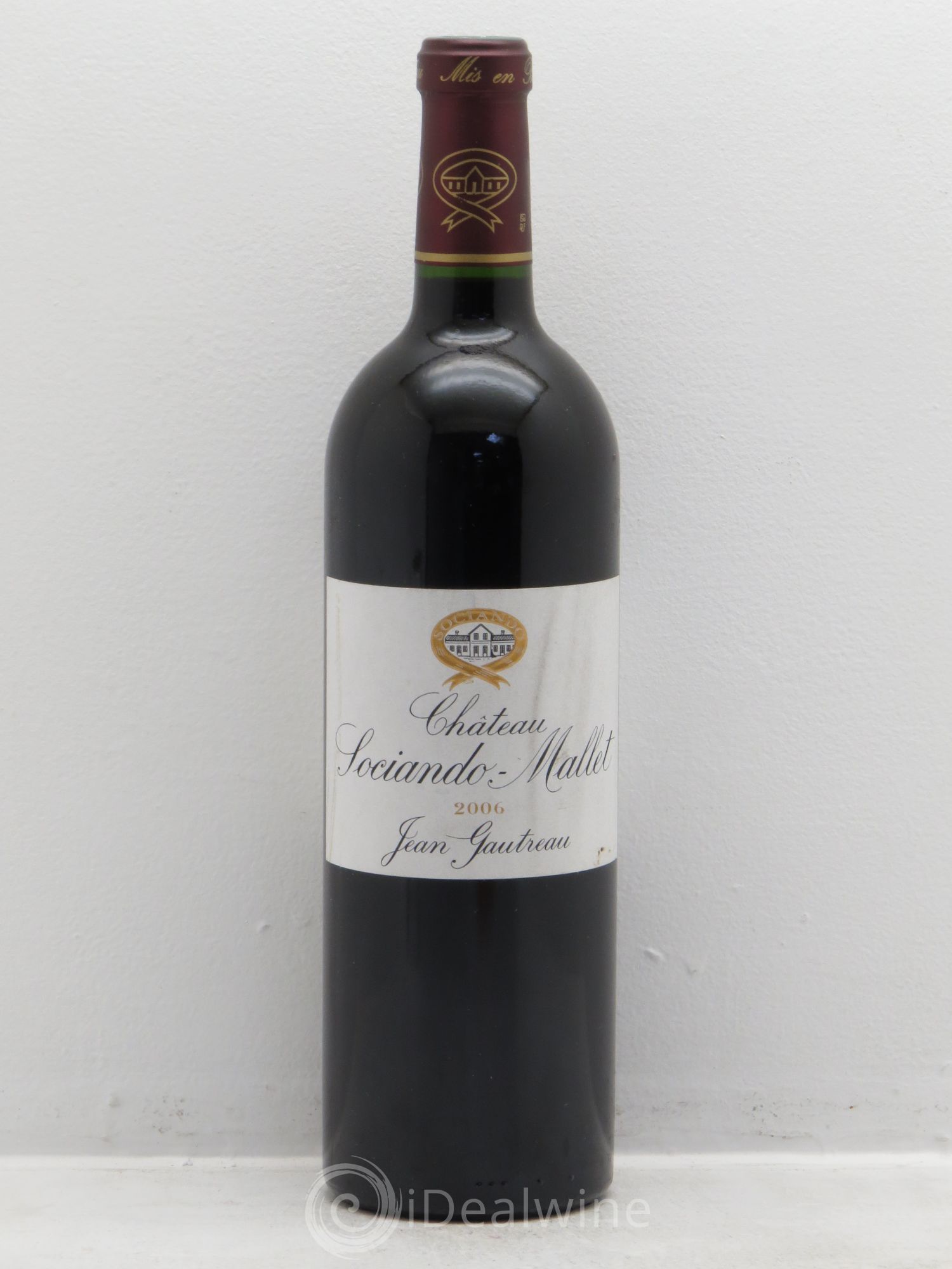 Château Sociando Mallet 2006 - Lot de 1 bouteille - 0