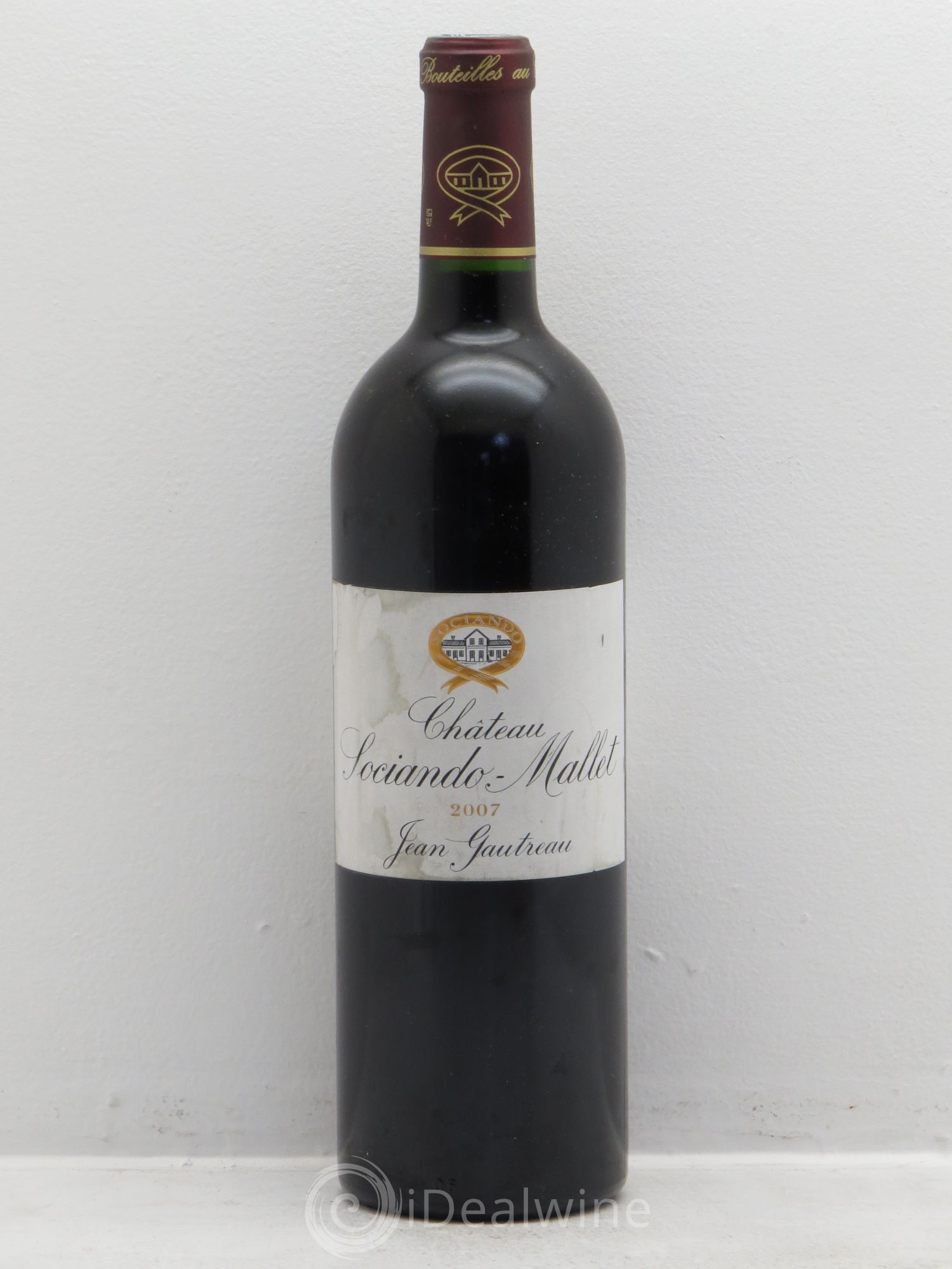 Château Sociando Mallet 2007 - Lot de 1 bouteille - 0