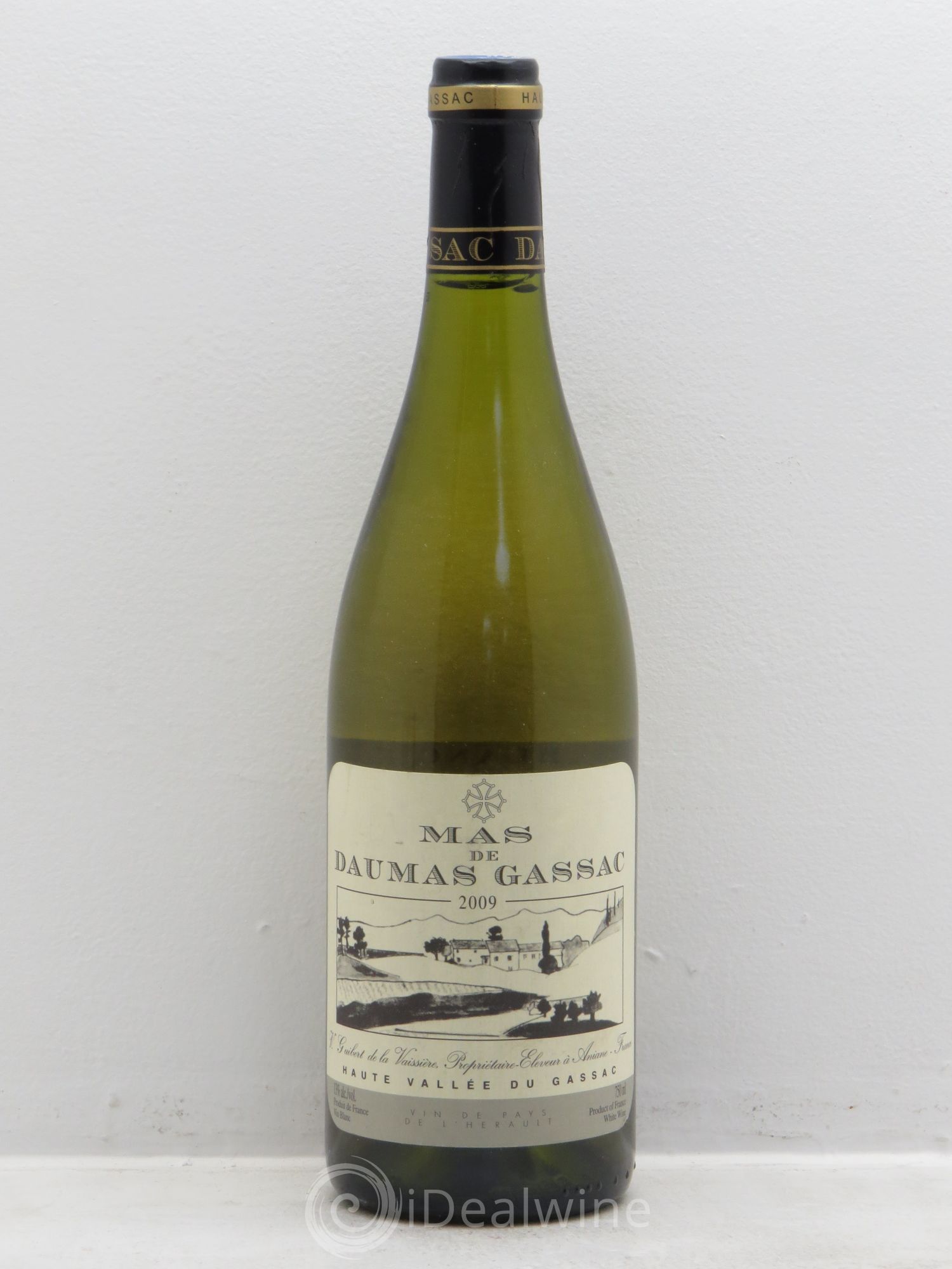 Saint-Guilhem-le-Désert - Cité d'Aniane Mas Daumas Gassac Famille Guibert de La Vaissière (sans prix de réserve) 2009 - Lot de 1 bouteille - 0