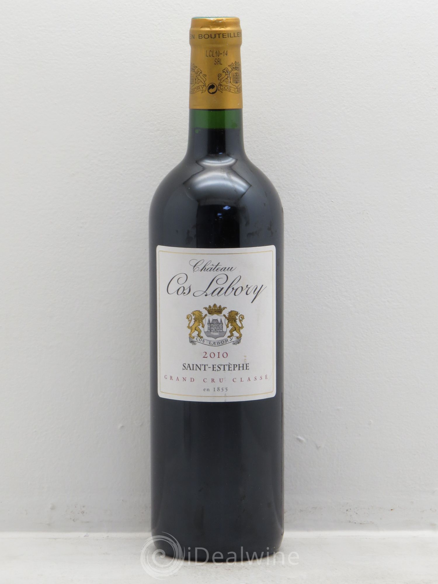 Château Cos Labory 5ème Grand Cru Classé 2010 - Lot de 1 bouteille - 0