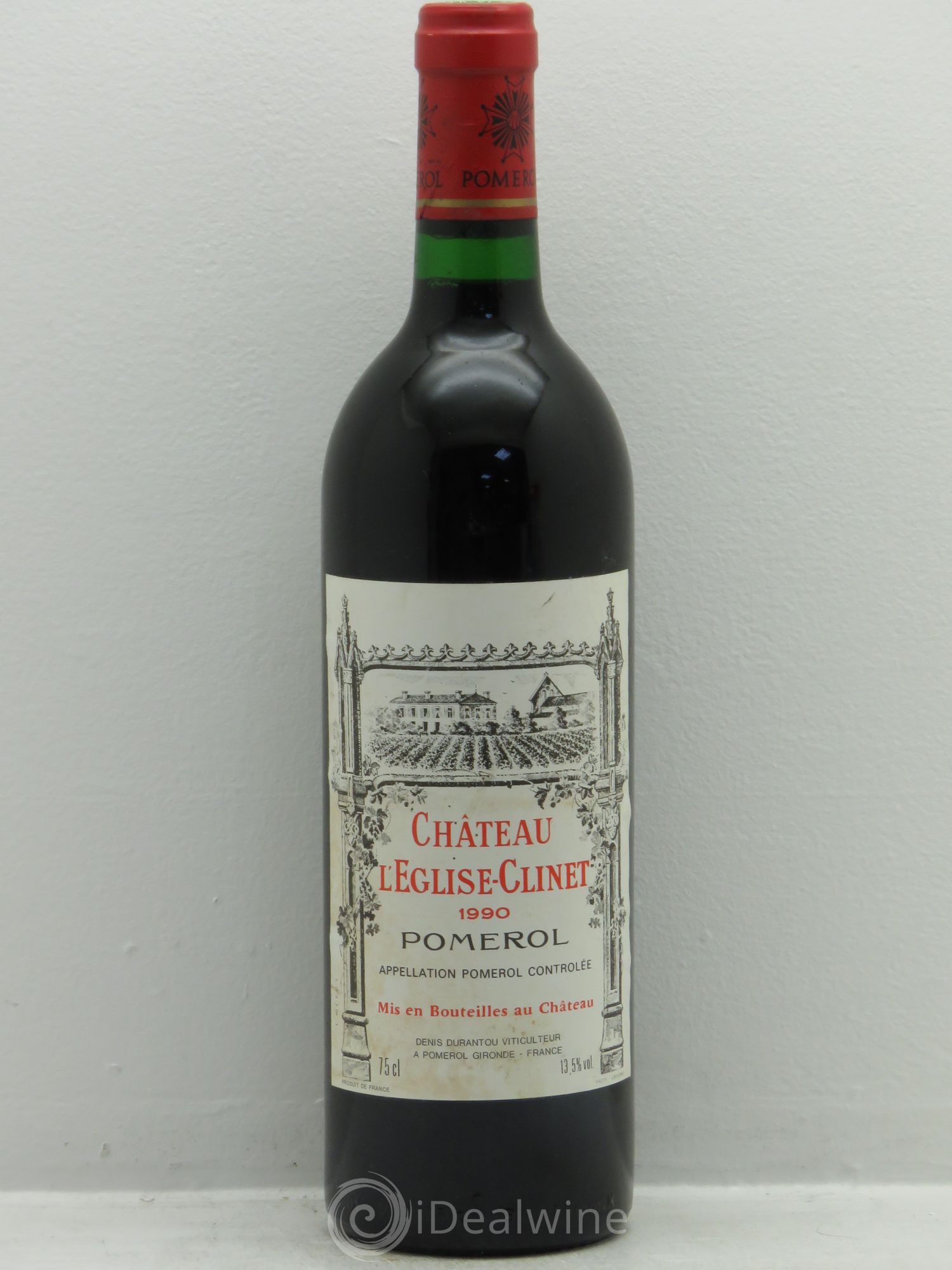 Château l' Église Clinet 1990 - Lot de 1 bouteille - 0