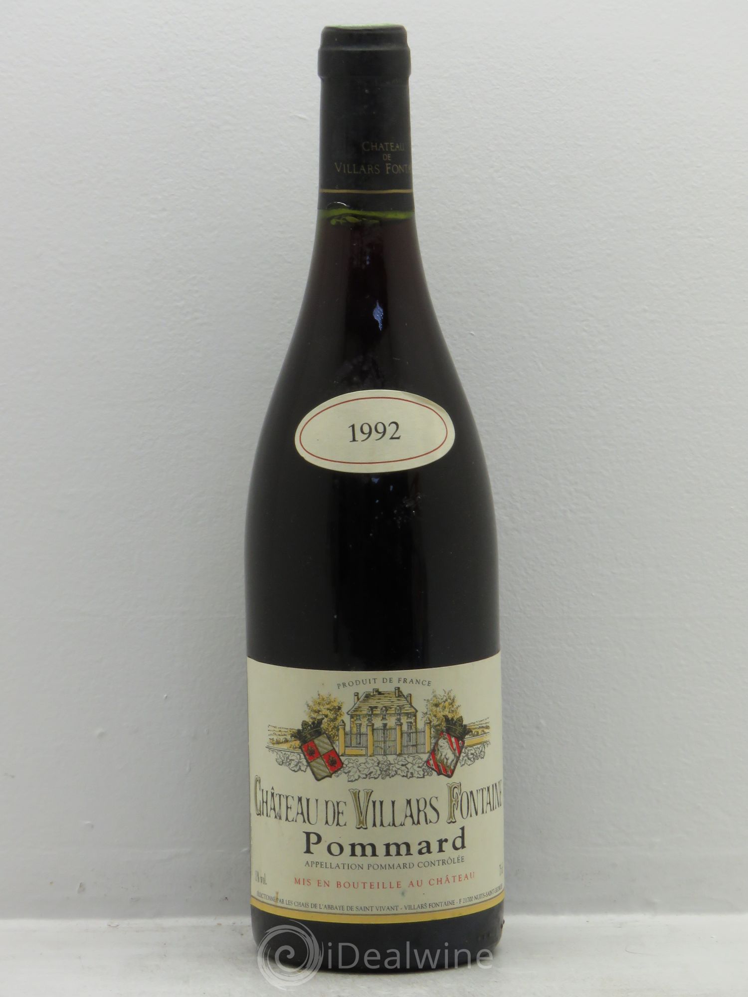 Pommard Chateau de Villars fontaine 1992 - Posten von 1 Flasche - 0