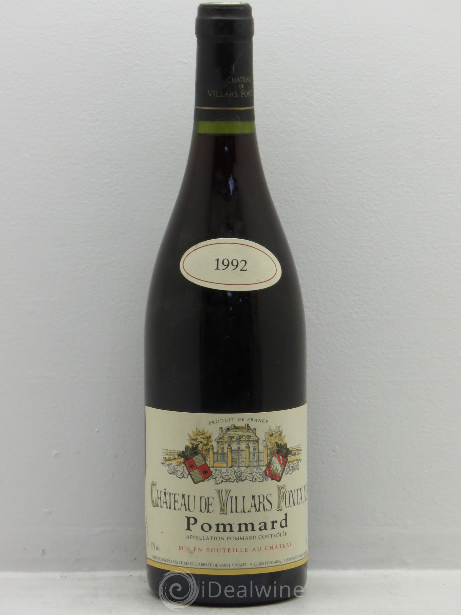 Pommard Chateau de Villars fontaine 1992 - Posten von 1 Flasche - 0