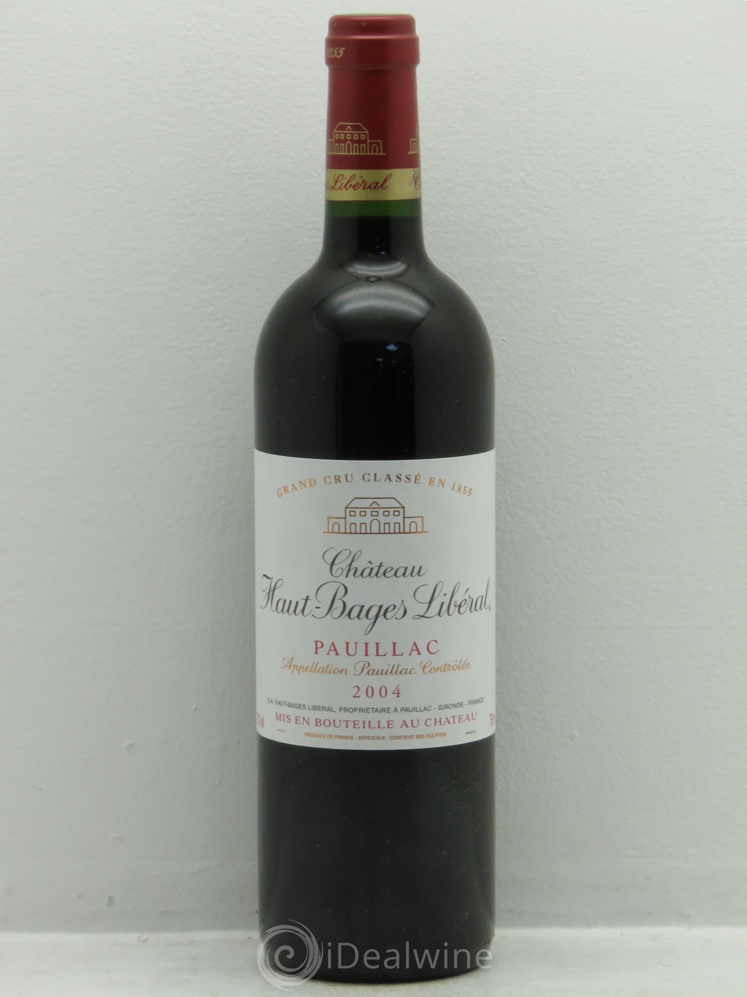 Château Haut Bages Libéral 5ème Grand Cru Classé 2004 - Lot de 1 bouteille - 0