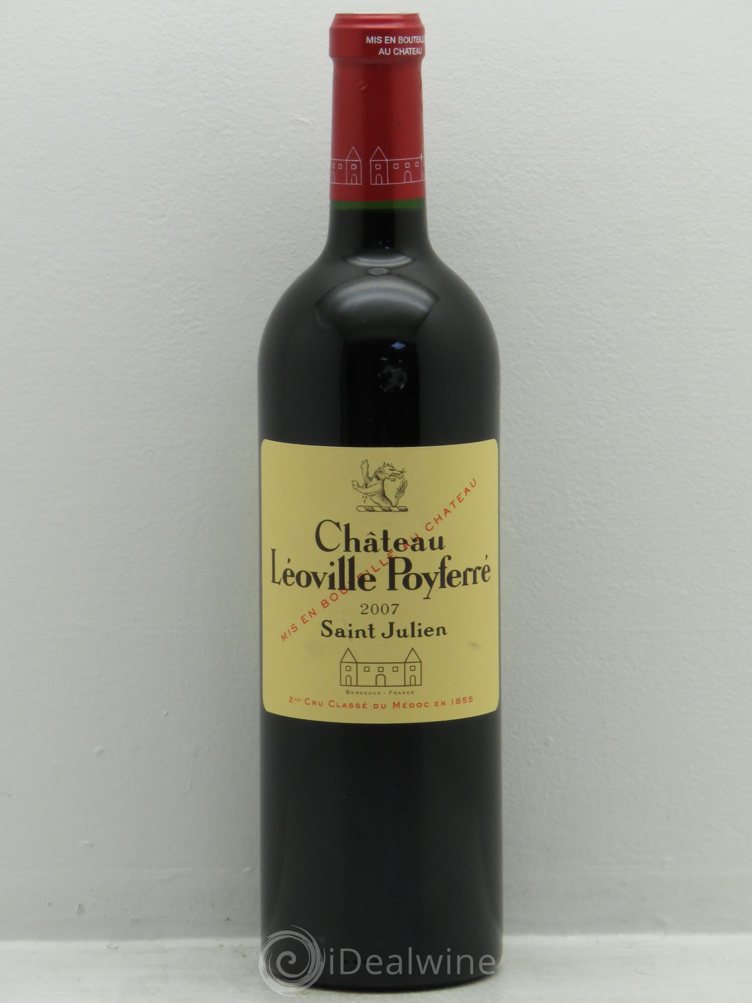 Château Léoville Poyferré 2ème Grand Cru Classé (sans prix de réserve) 2007 - Lot de 1 bouteille - 0
