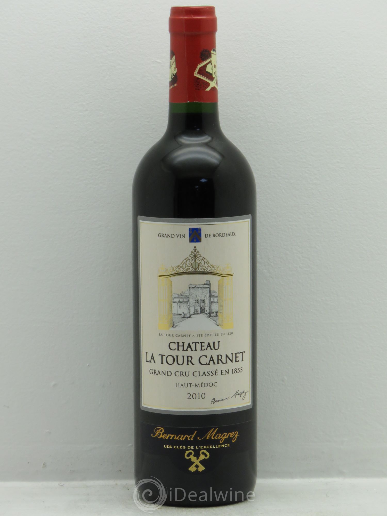 Château la Tour Carnet 4ème Grand Cru Classé 2010 - Lot de 1 bouteille - 0