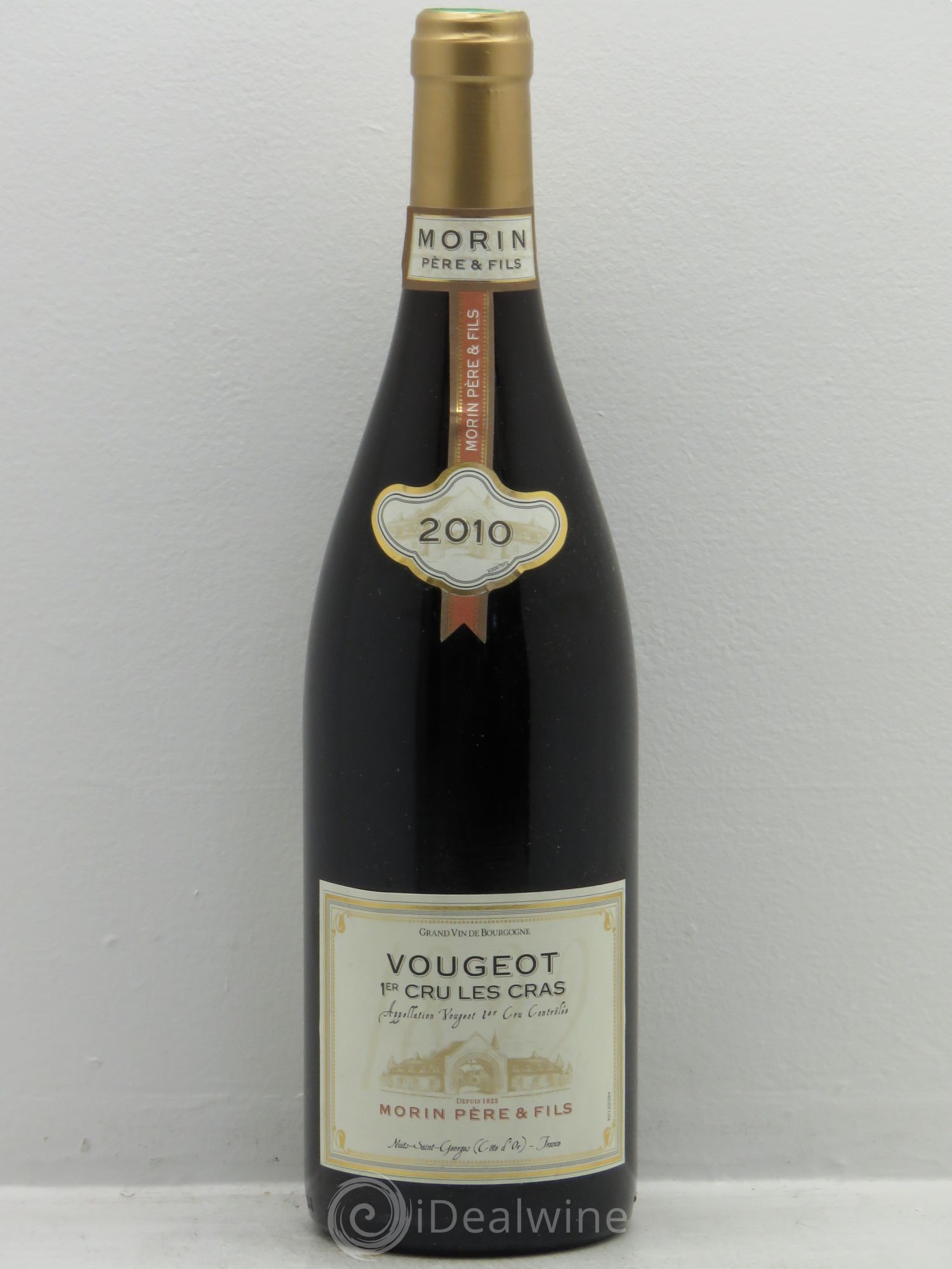 Vougeot 1er Cru Les Cras Morin 2010 - Posten von 1 Flasche - 0