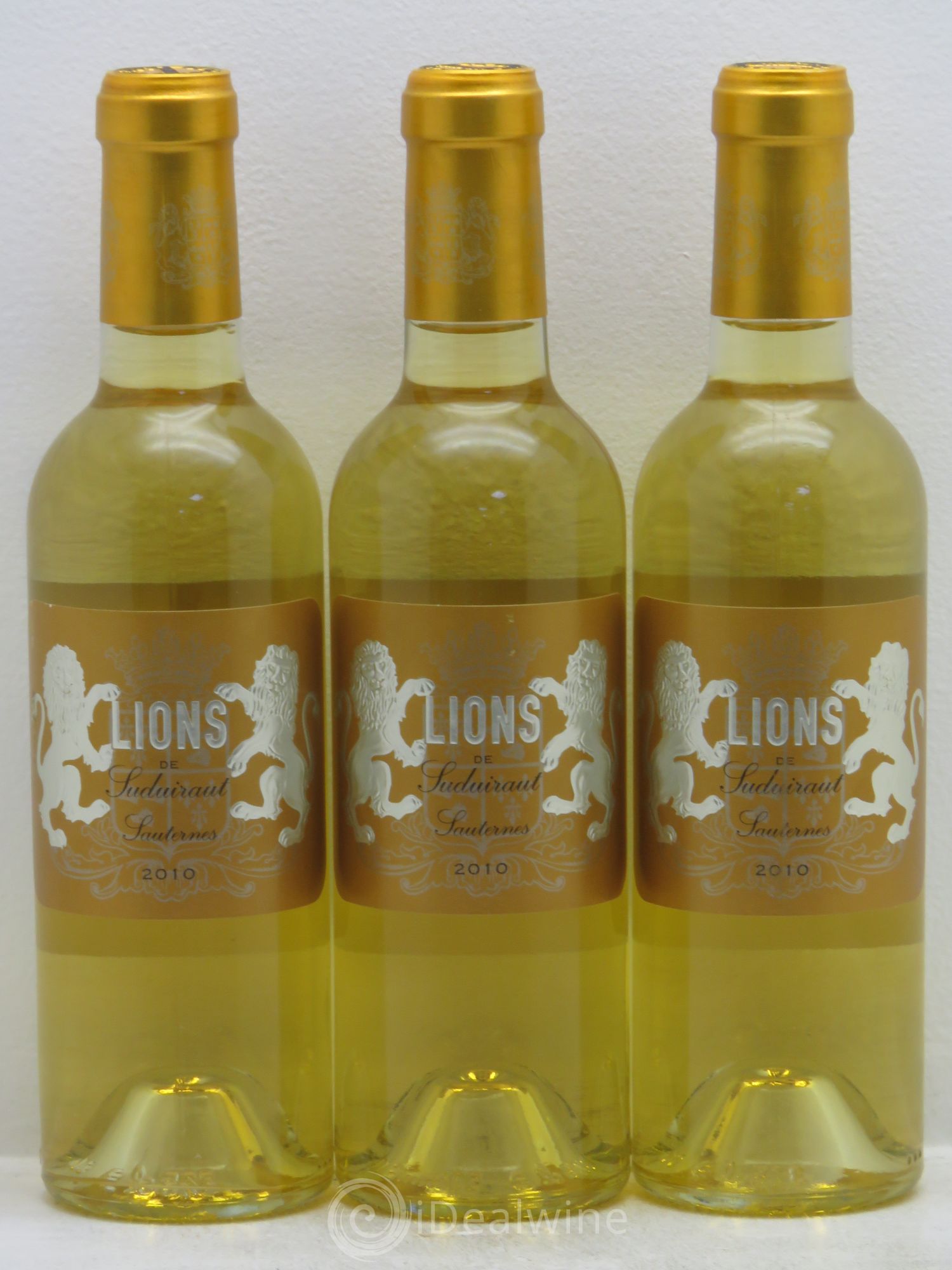Sauternes Lion de Suduiraut (sans prix de réserve) 2010 - Posten von 3 Demi-Flaschen - 0