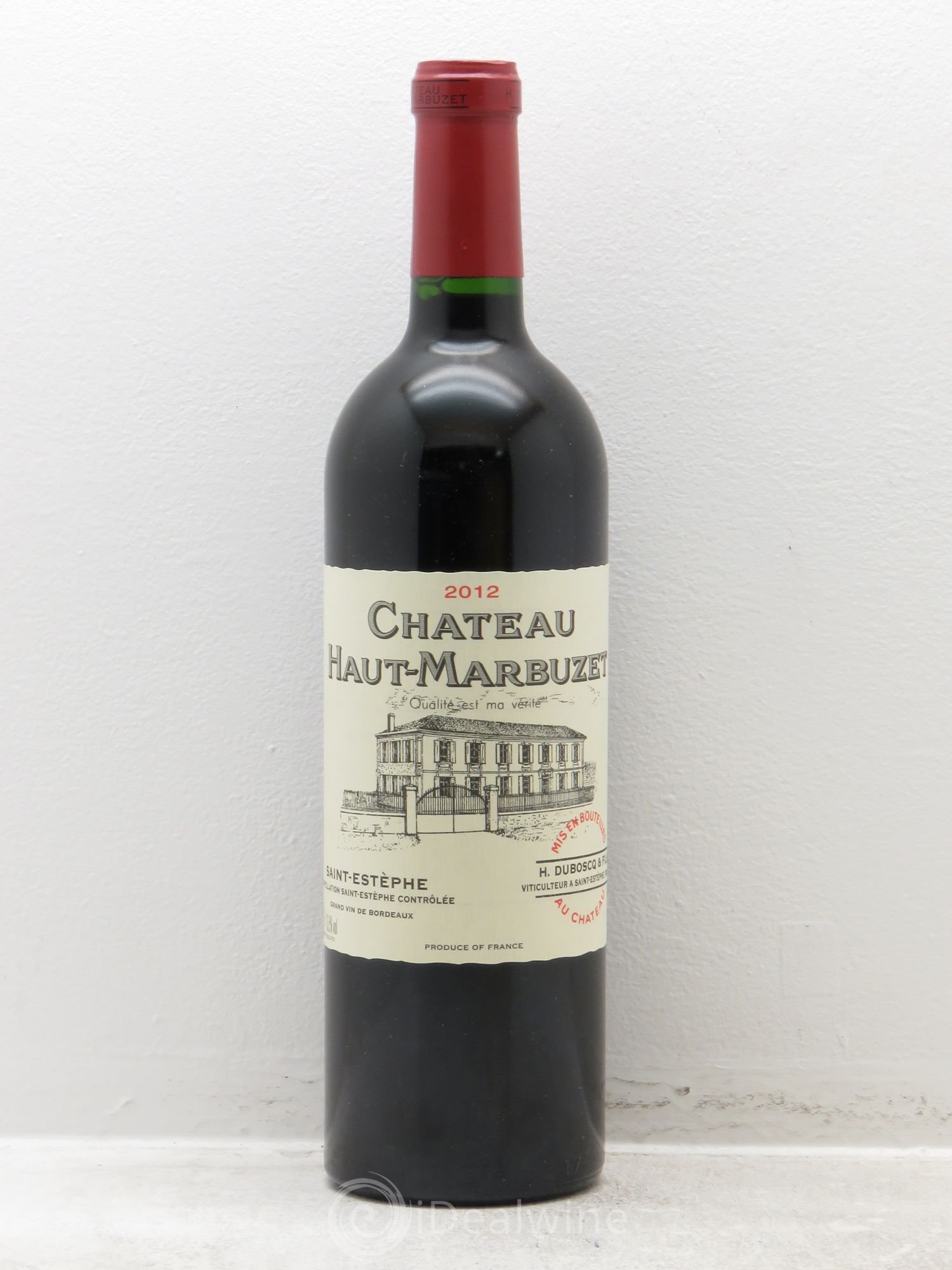 Château Haut Marbuzet 2012 - Lot de 1 bouteille - 0