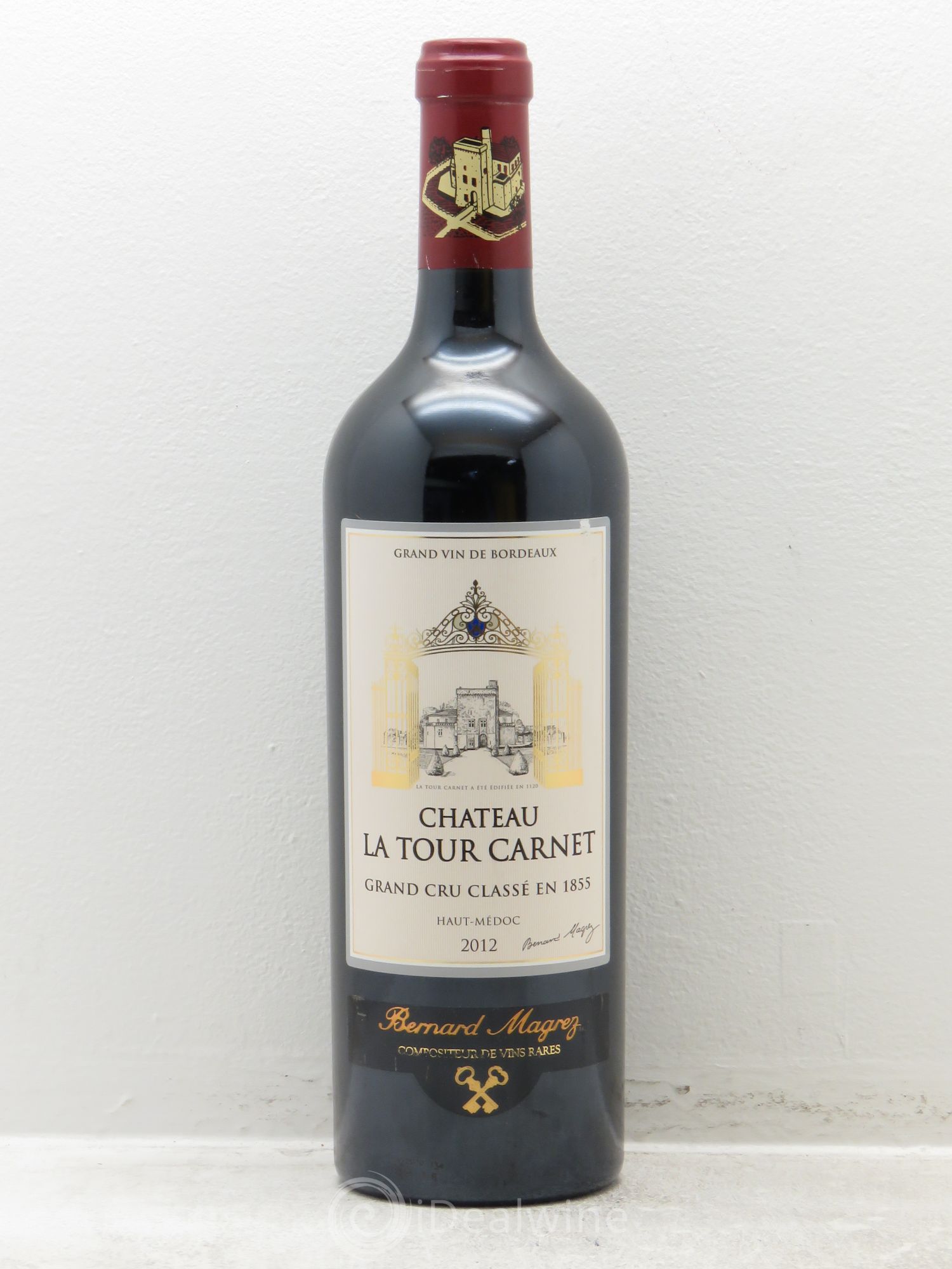 Château la Tour Carnet 4ème Grand Cru Classé (sans prix de réserve) 2012 - Lot de 1 bouteille - 0