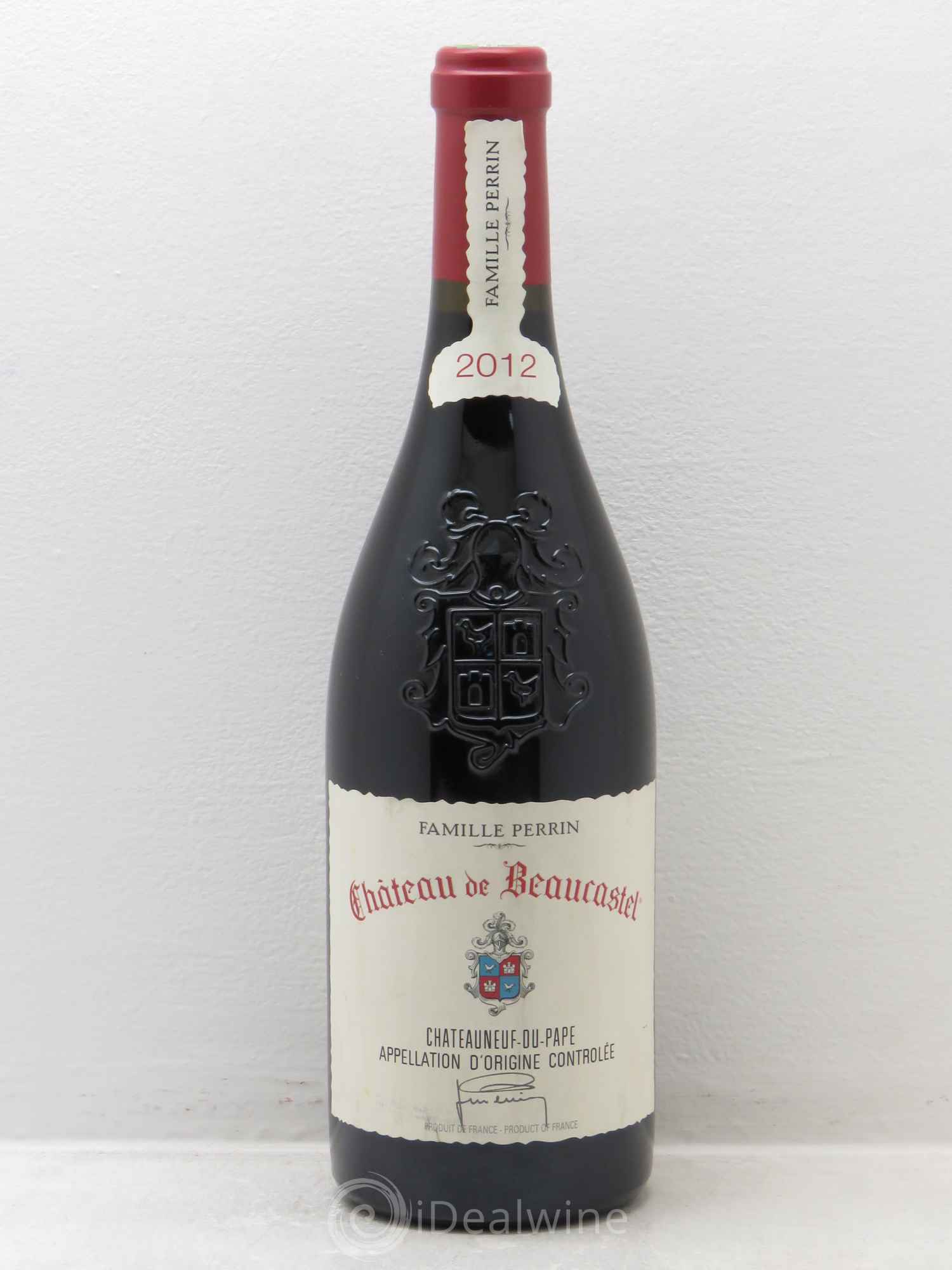 Châteauneuf-du-Pape Château de Beaucastel Famille Perrin 2012 - Lot de 1 bouteille - 0