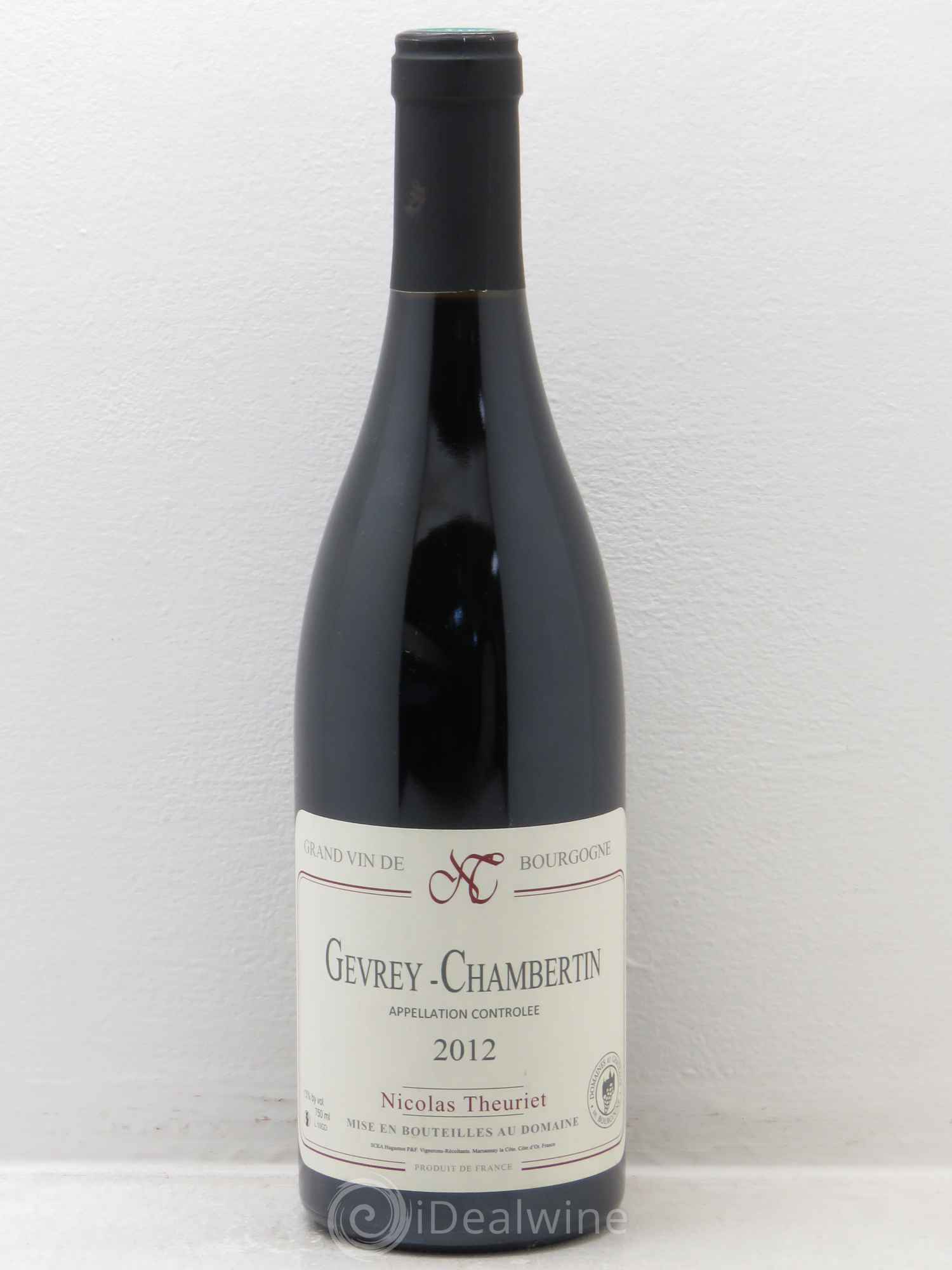 Gevrey-Chambertin Nicolas Theuriet 2012 - Lot de 1 bouteille - 0