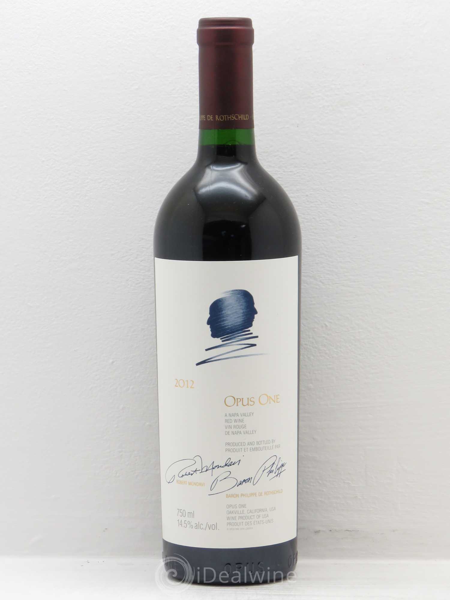 Napa Valley Opus One Robert Mondavi 2012 - Lot de 1 bouteille - 0