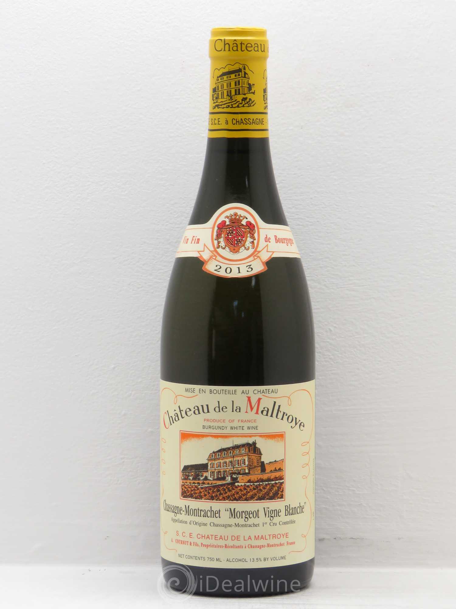 Chassagne-Montrachet 1er Cru Morgeot Vigne Blanche Château de la Maltroye (sans prix de réserve) 2013 - Lot de 1 bouteille - 0