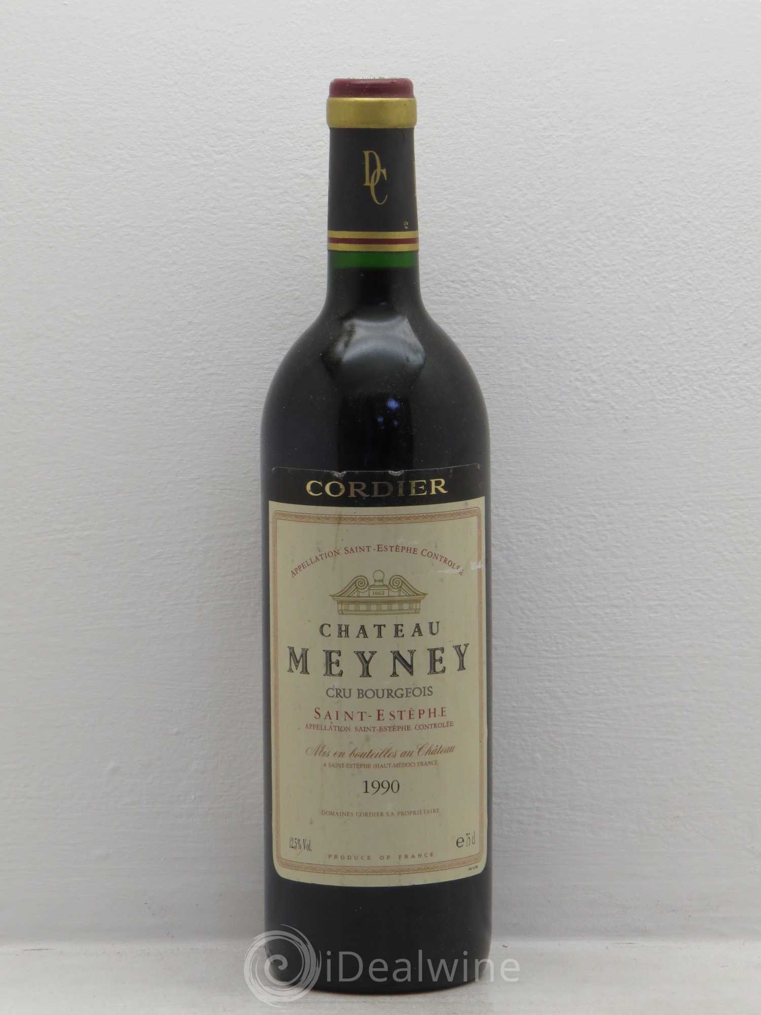 Château Meyney 1990 - Lot de 1 bouteille - 0