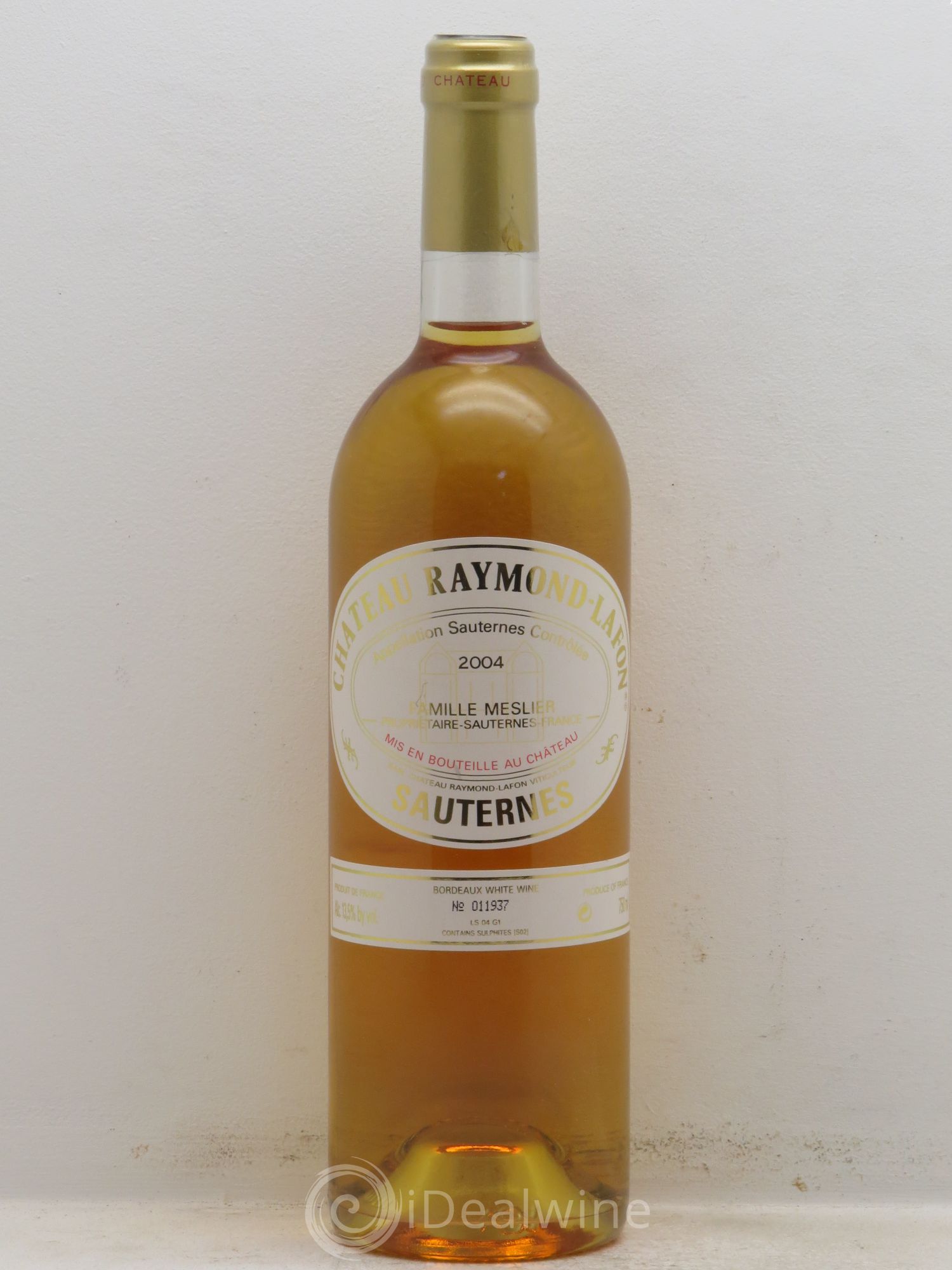 Château Raymond Lafon 2004 - Posten von 1 Flasche - 0