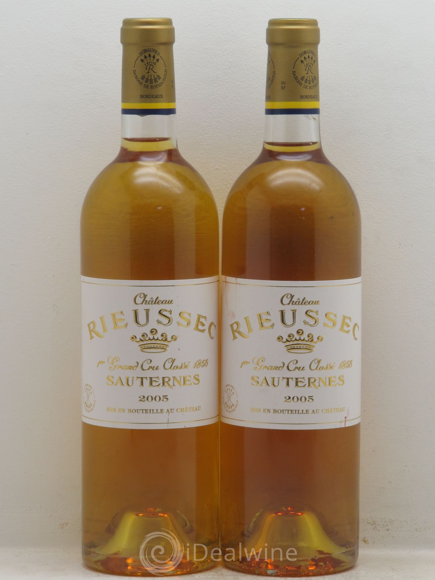 Château Rieussec 1er Grand Cru Classé 2005 - Lotto di 2 bottiglie - 0