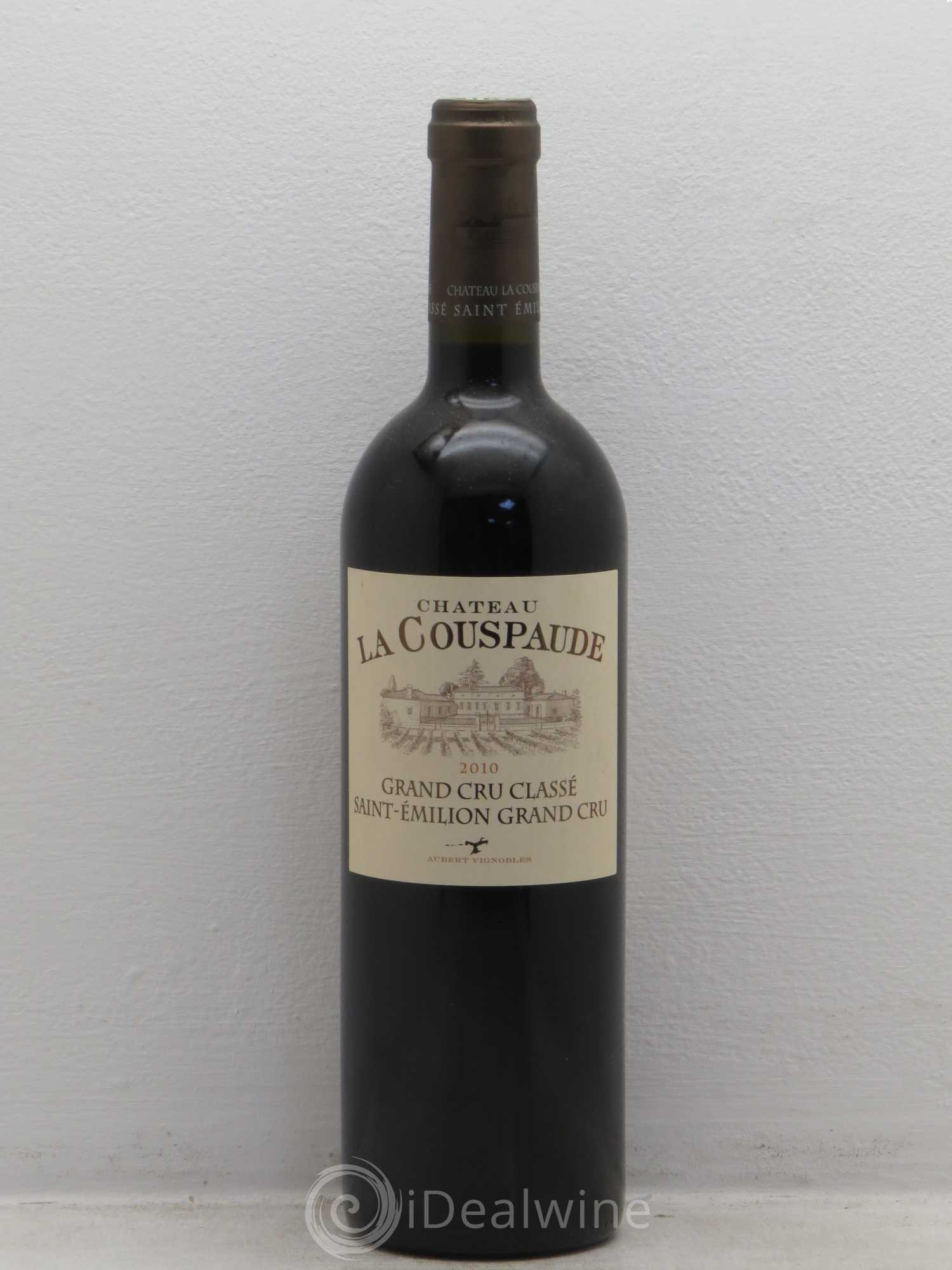 Château la Couspaude Grand Cru Classé 2010 - Lot de 1 bouteille - 0