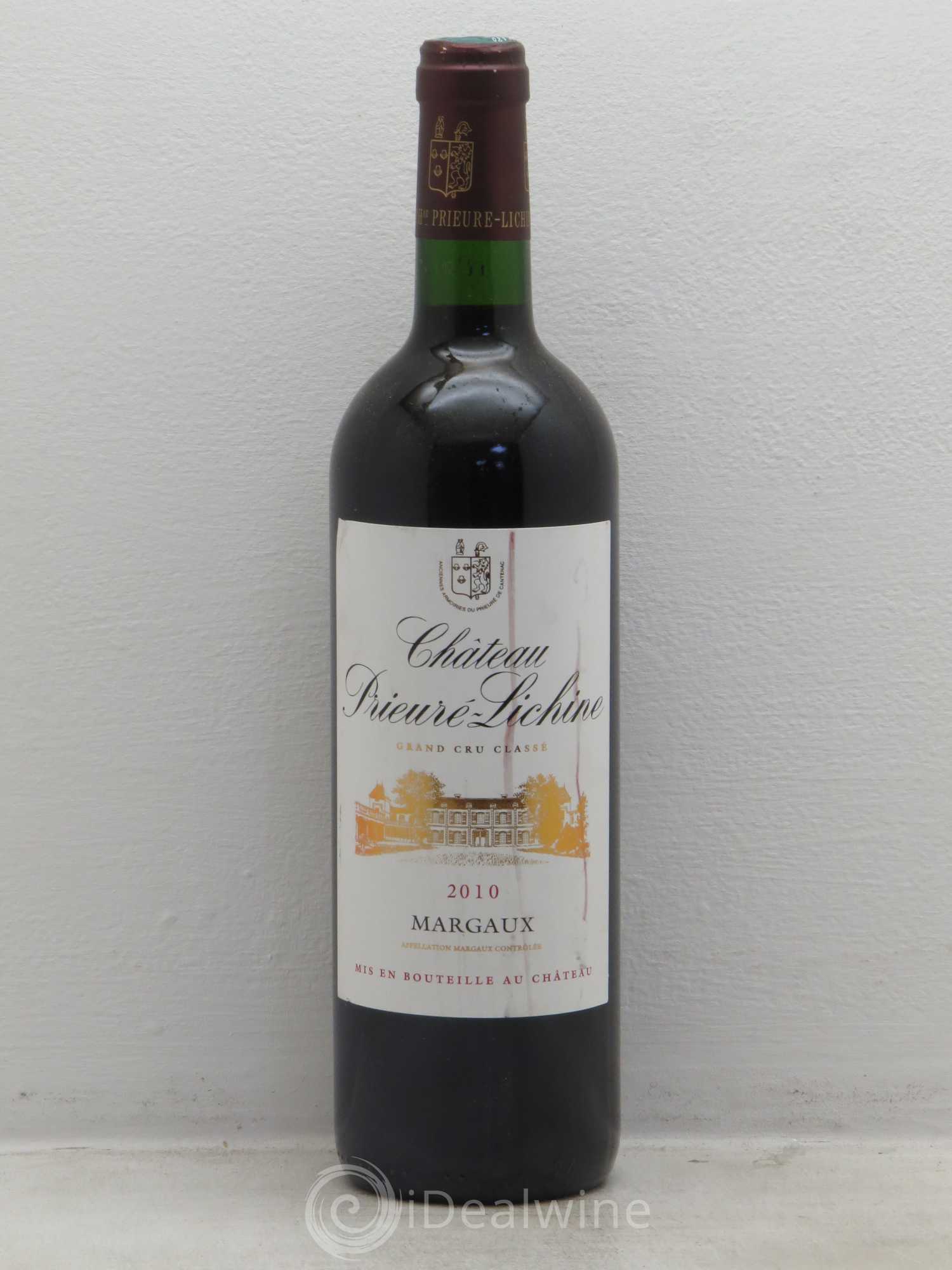 Château Prieuré Lichine 4ème Grand Cru Classé 2010 - Lot de 1 bouteille - 0