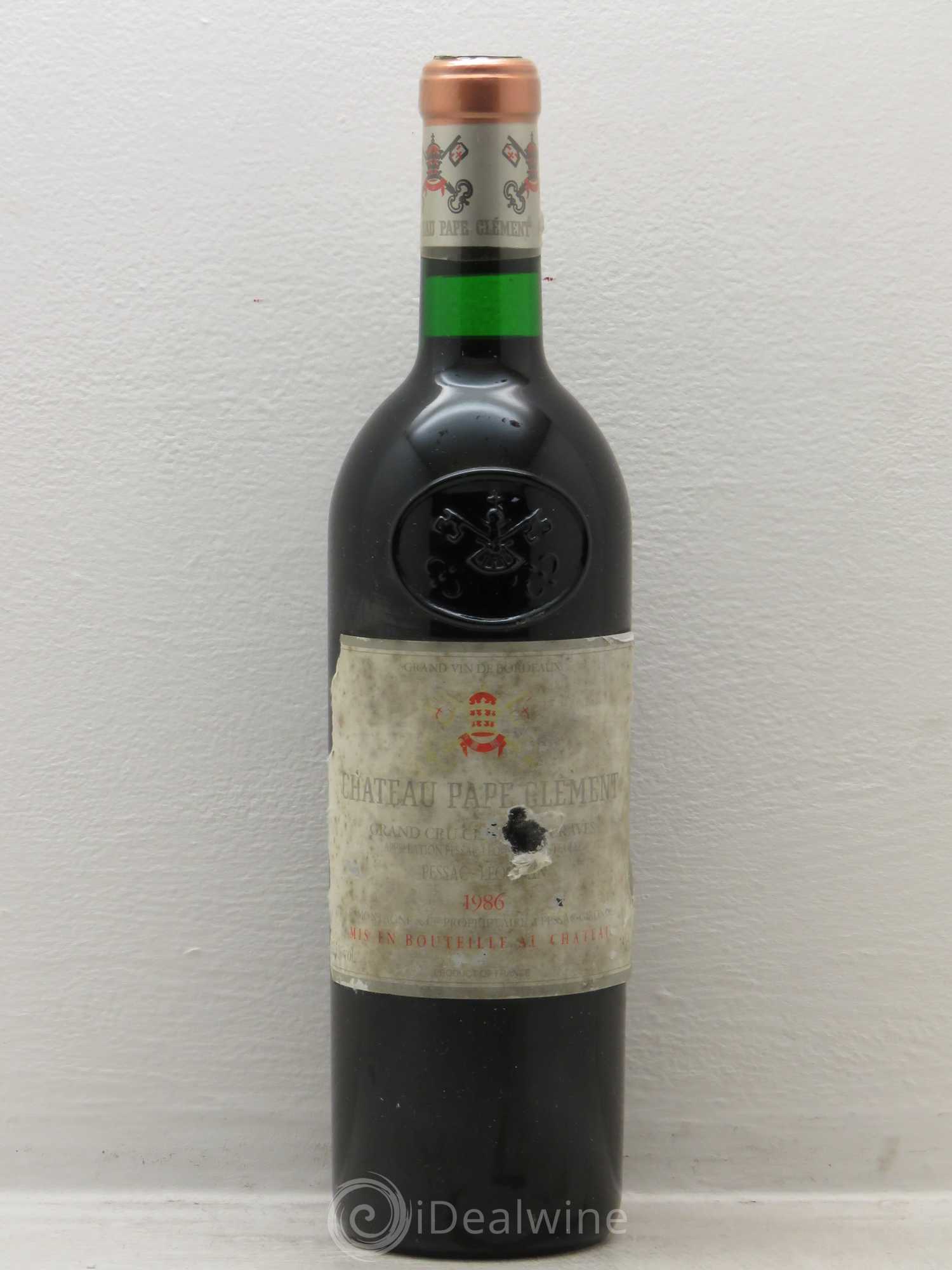 Château Pape Clément Cru Classé de Graves 1986 - Lot de 1 bouteille - 0