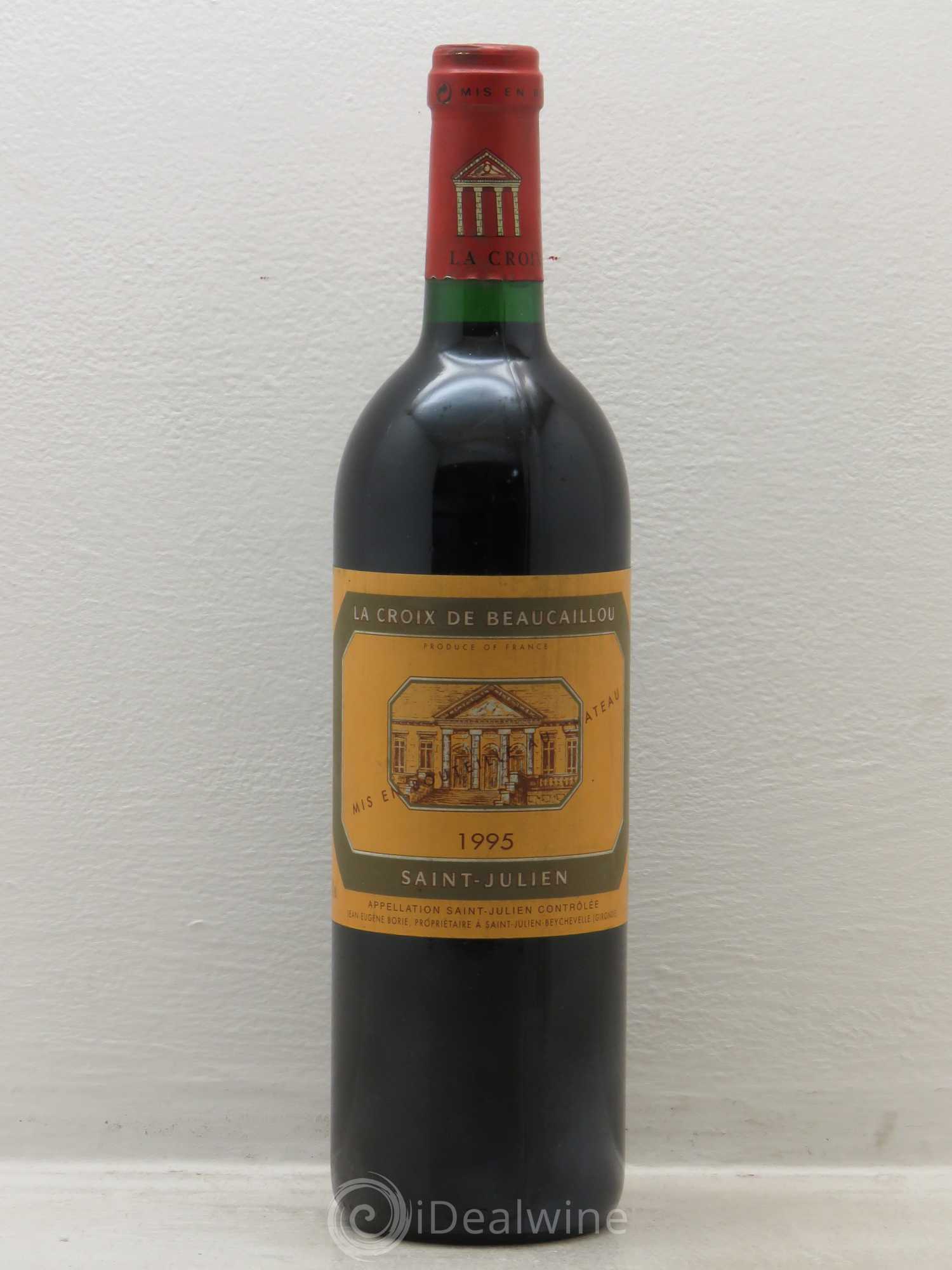 La Croix de Beaucaillou Second Vin 1995 - Lot de 1 bouteille - 0