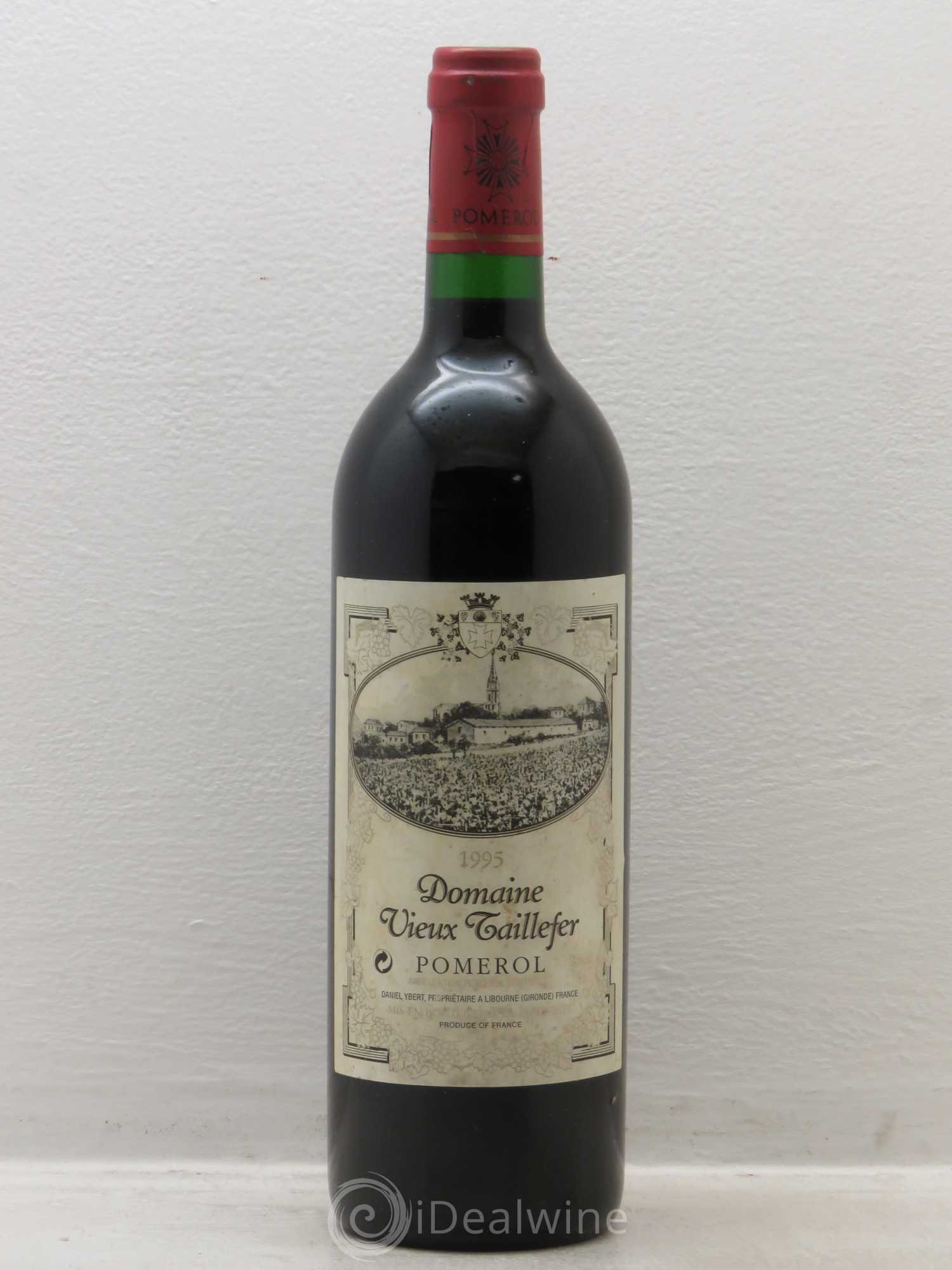 Pomerol Domaine Vieux Taillefer (sans prix de réserve) 1995 - Posten von 1 Flasche - 0