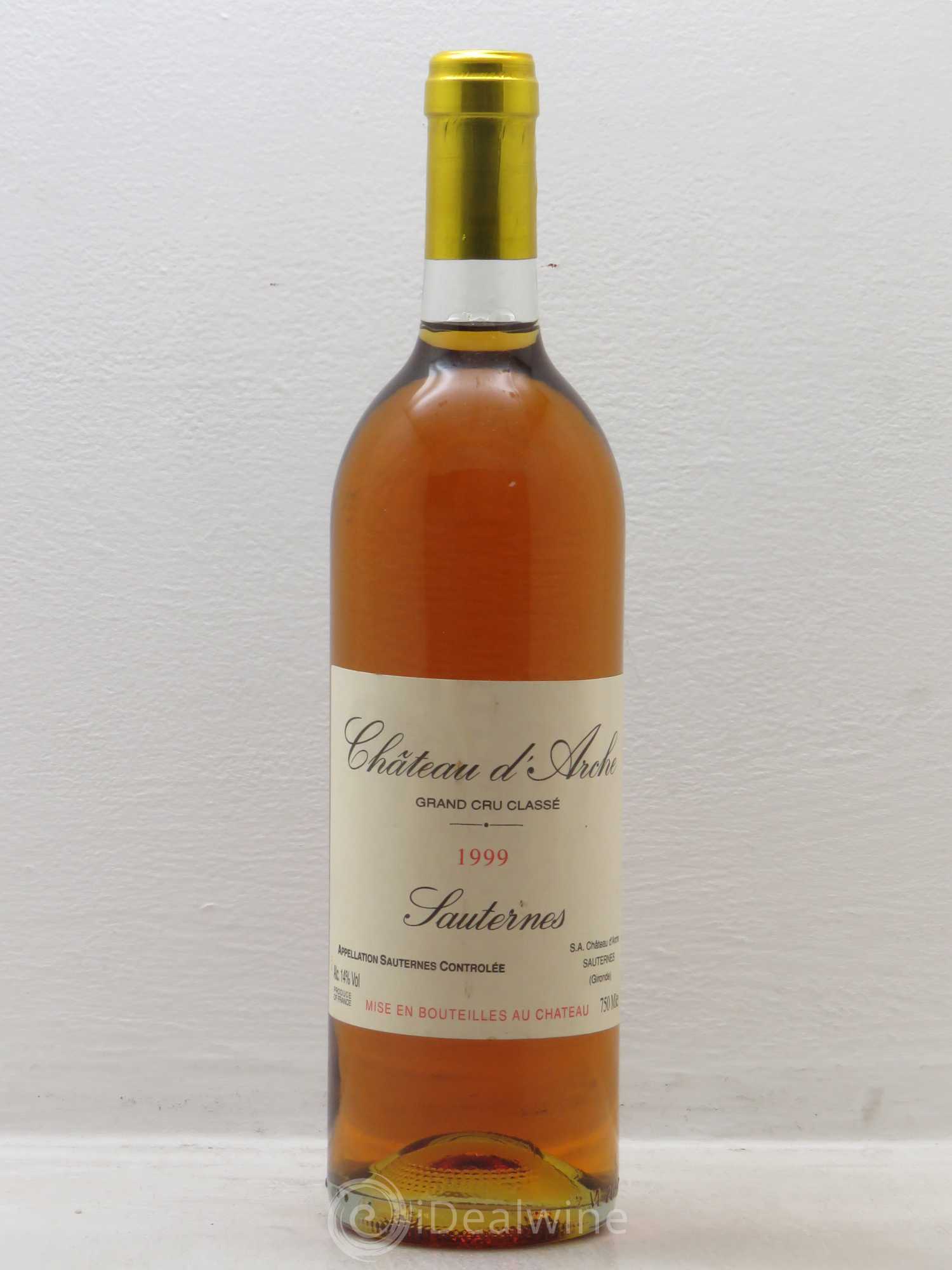 Château d' Arche 2ème Grand Cru Classé 1999 - Lot de 1 bouteille - 0