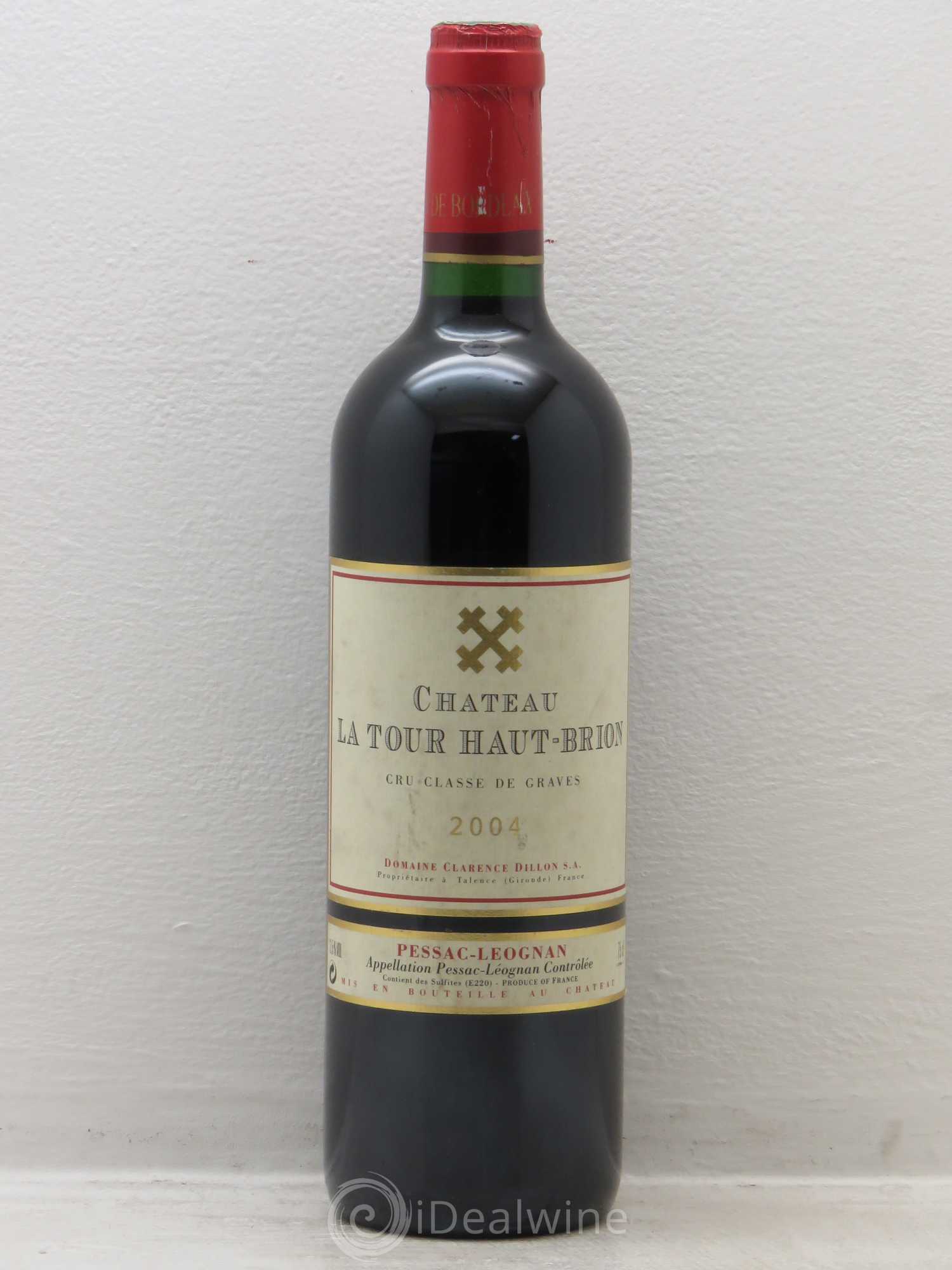 Château la Tour Haut-Brion Cru Classé de Graves 2004 - Lot de 1 bouteille - 0