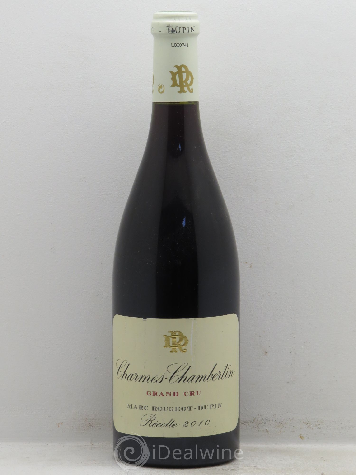 Charmes-Chambertin Grand Cru Rougot Dupin 2010 - Lot de 1 bouteille - 0