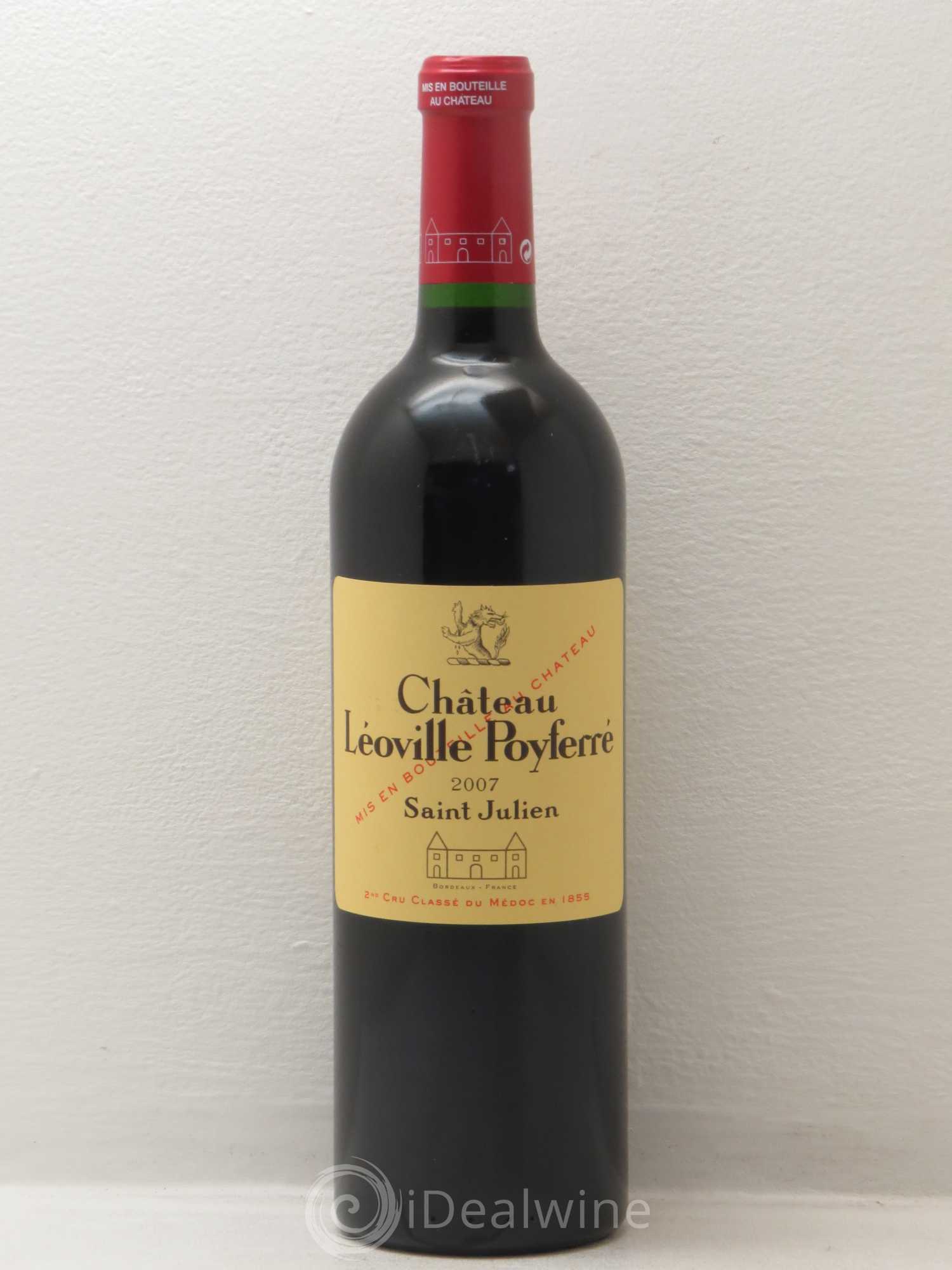 Château Léoville Poyferré 2ème Grand Cru Classé (sans prix de réserve) 2007 - Lot de 1 bouteille - 0