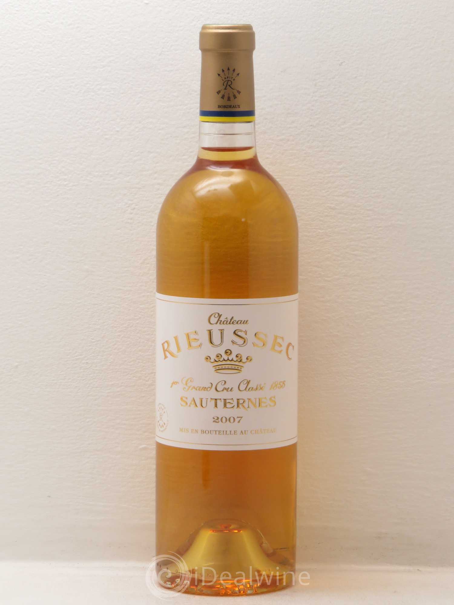 Château Rieussec 1er Grand Cru Classé (senza prezzo di riserva) 2007 - Lotto di 1 bottiglia - 0