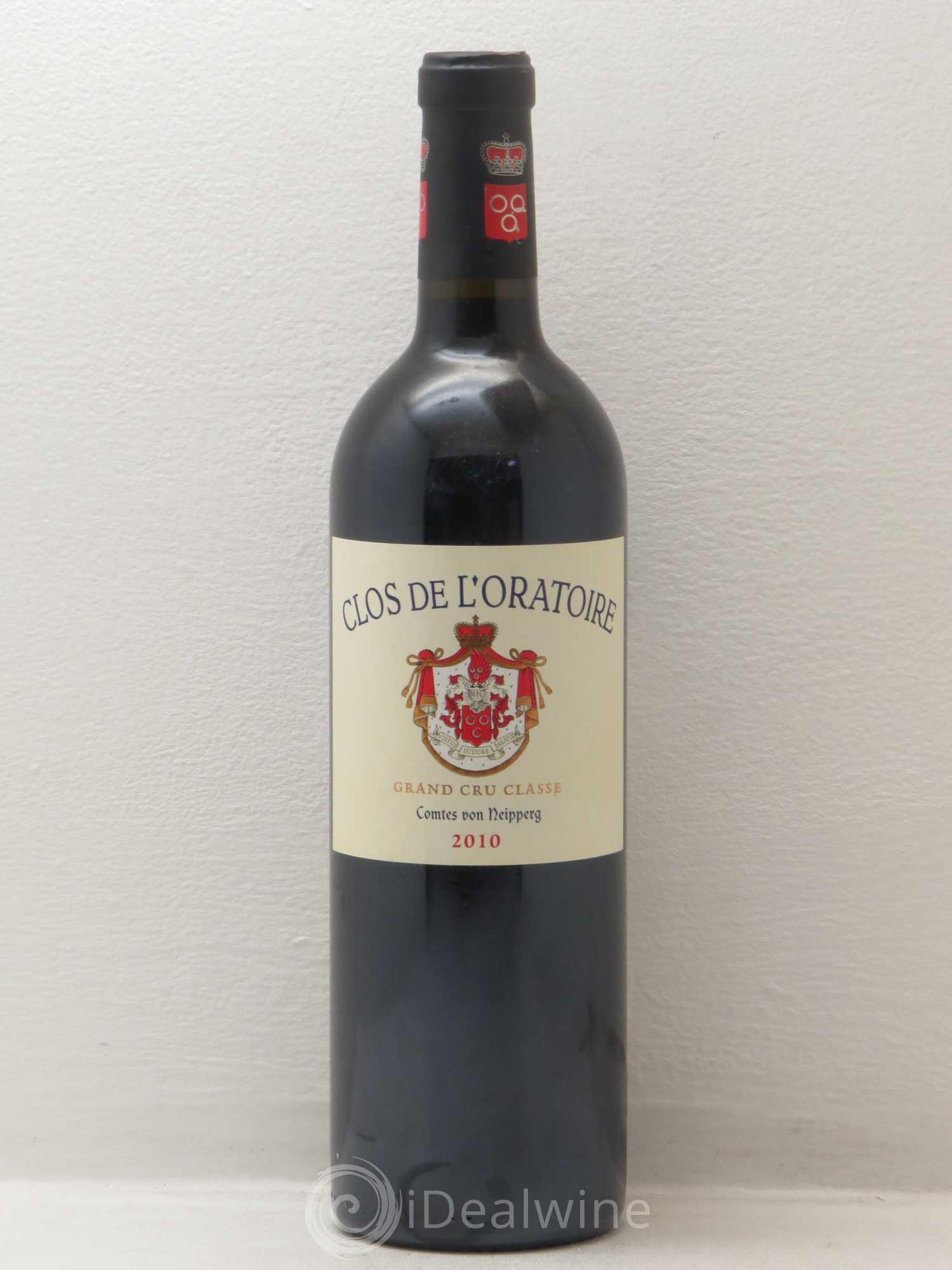 Clos de l'Oratoire Grand Cru Classé 2010 - Lot de 1 bouteille - 0