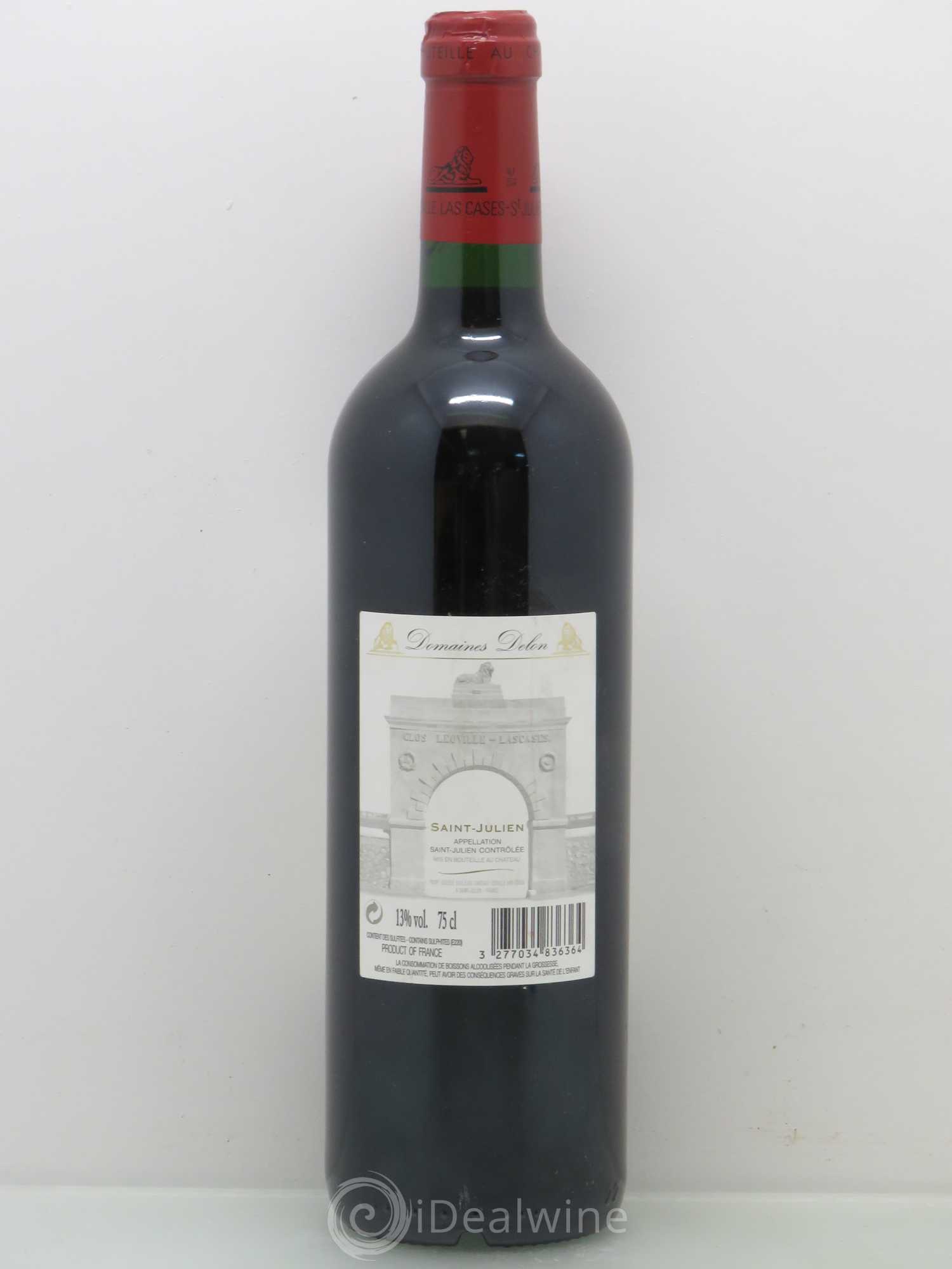 Château Léoville Las Cases 2ème Grand Cru Classé 2006 - Lot de 1 bouteille - 1