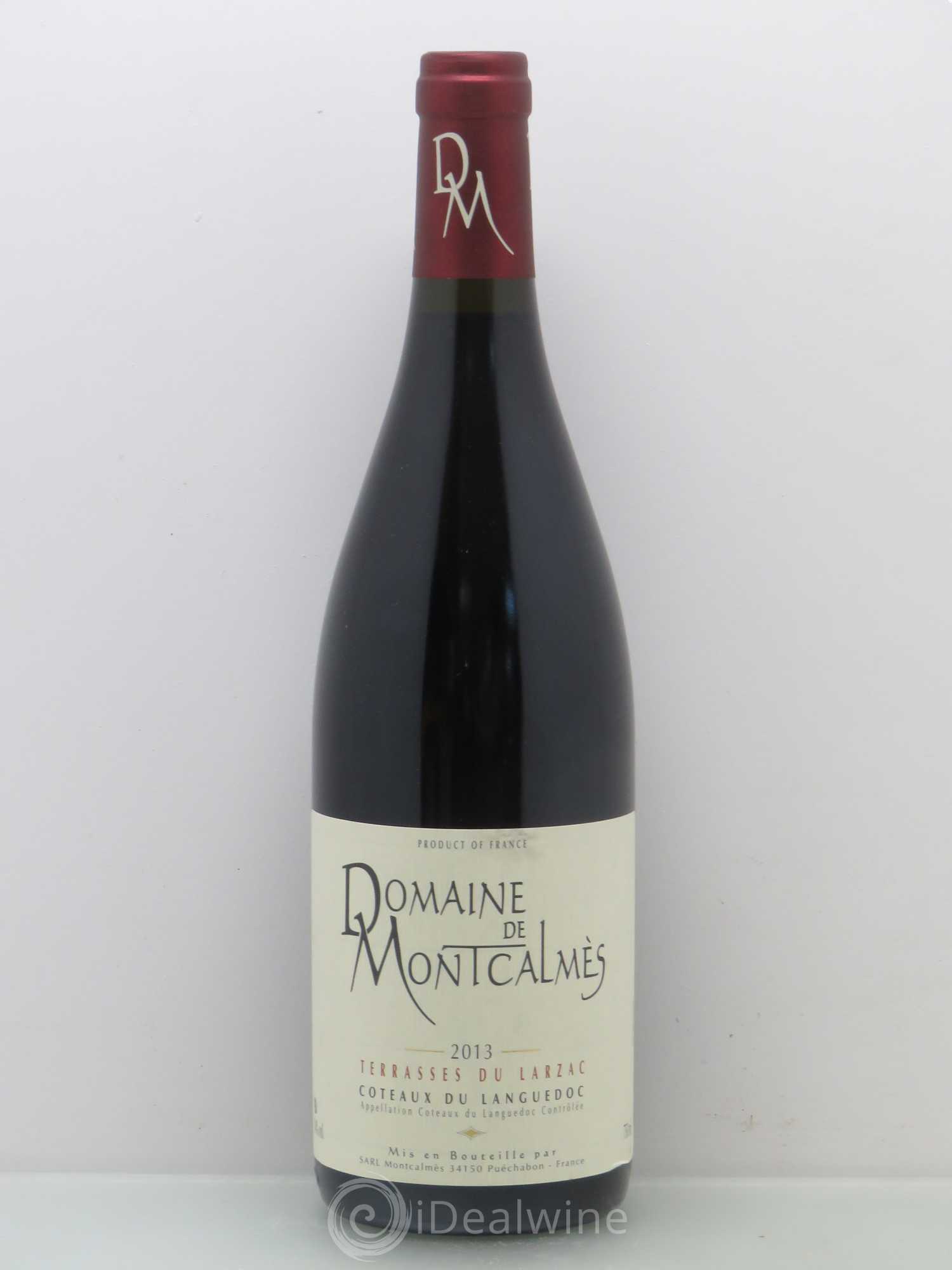 Terrasses du Larzac Domaine de Montcalmès Frédéric Pourtalié 2013 - Lot de 1 bouteille - 0