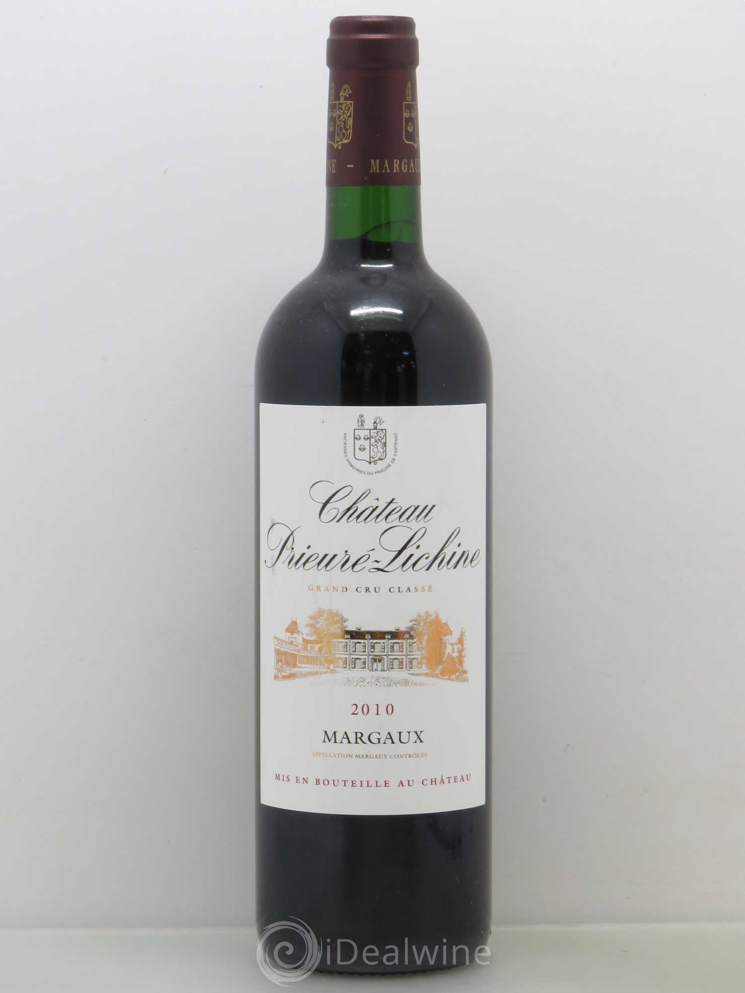 Château Prieuré Lichine 4ème Grand Cru Classé 2010 - Lot de 1 bouteille - 0