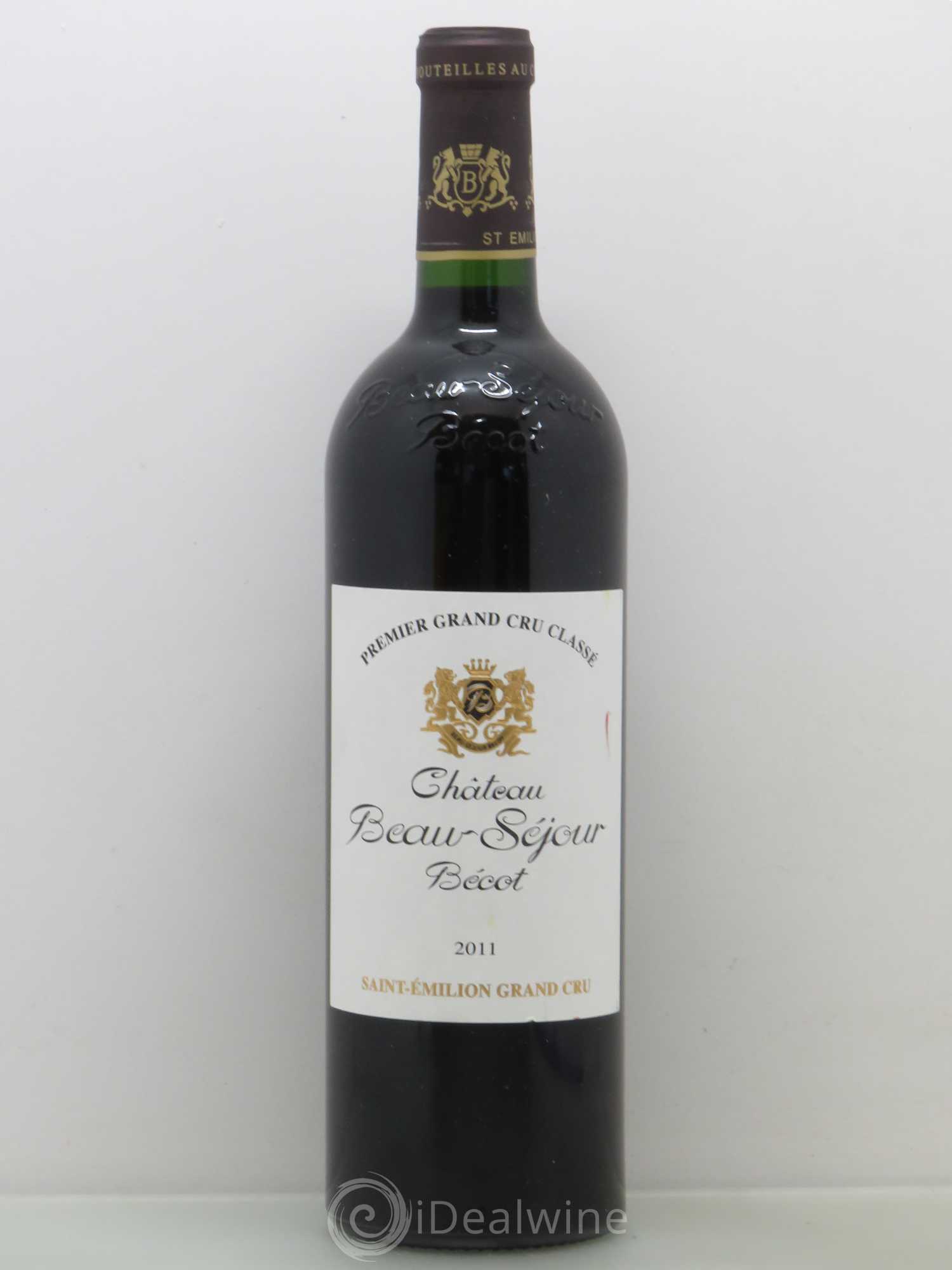 Château Beau-Séjour Bécot 1er Grand Cru Classé B 2011 - Lot de 1 bouteille - 0