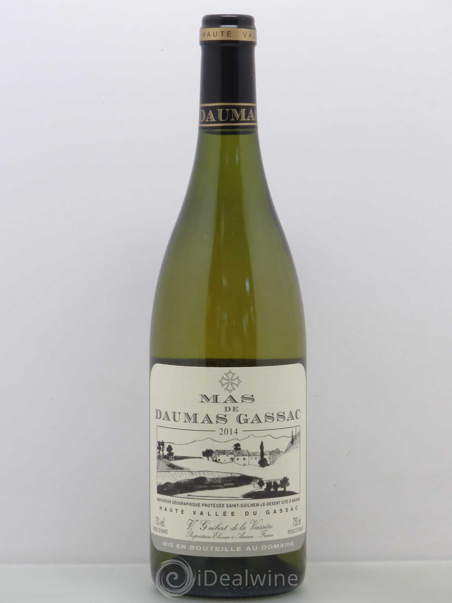 Saint-Guilhem-le-Désert - Cité d'Aniane Mas Daumas Gassac Famille Guibert de La Vaissière 2014 - Lot de 1 bouteille - 0